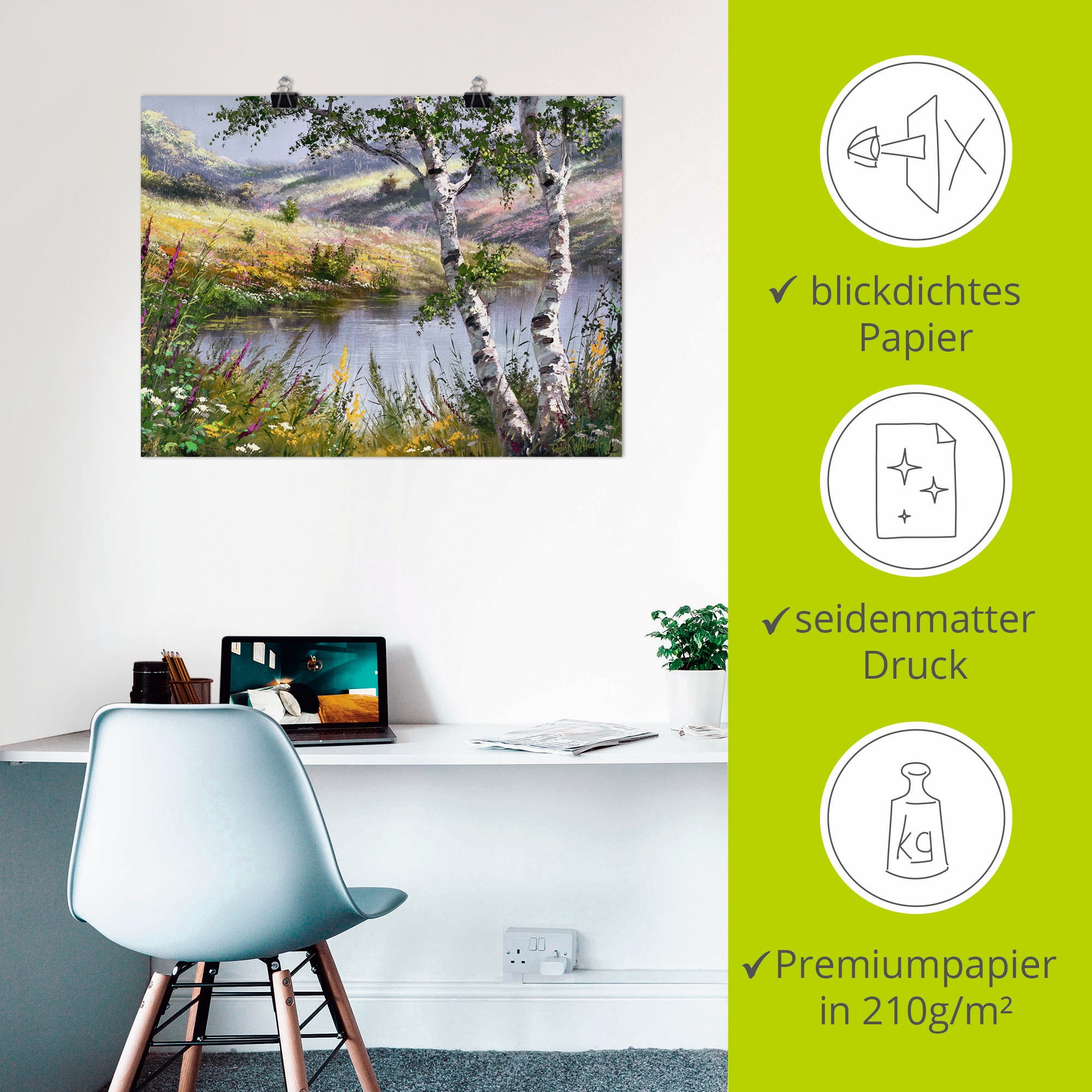 Artland Wandbild »Nach einem Sturm« Gewässer 1 Stk. tlg. als Leinwandbild, Poster in verschied. Größen