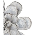 Home affaire Wanddekoobjekt »Blumen«, (2er-Set), Wanddeko, aus Metall