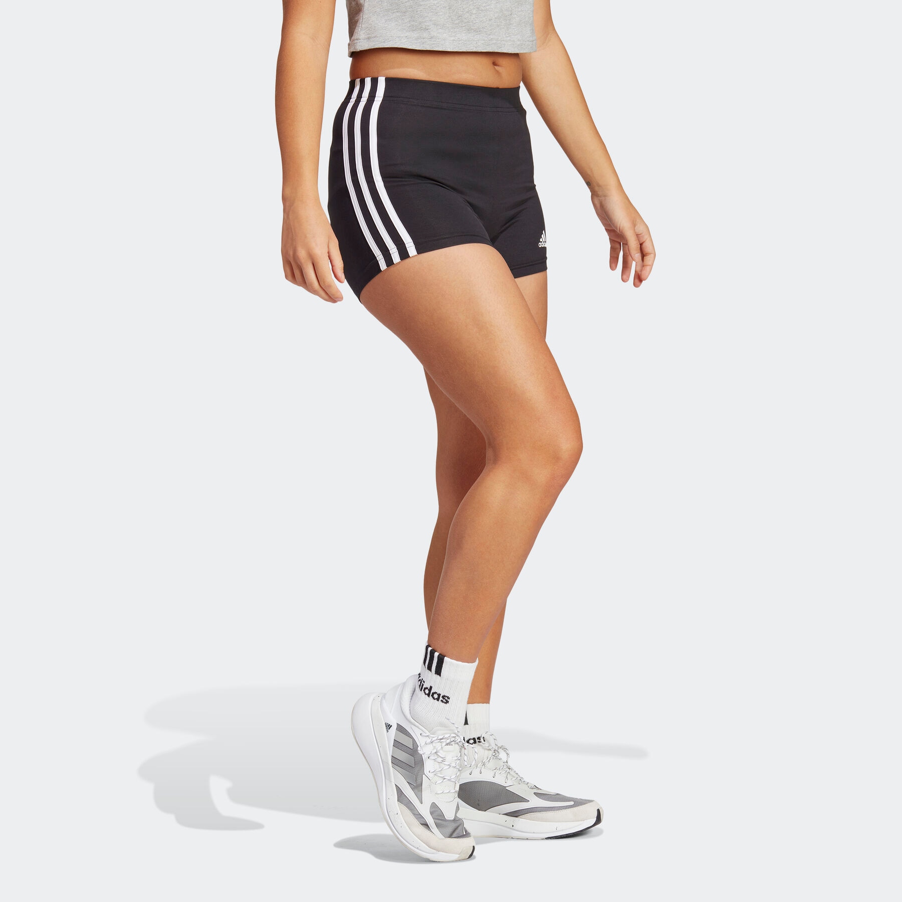 adidas Sportswear Shorts »ESSENTIALS 3-STREIFEN SINGLE JERSEY BOOTY«, (1 tlg.)  bei OTTO | 