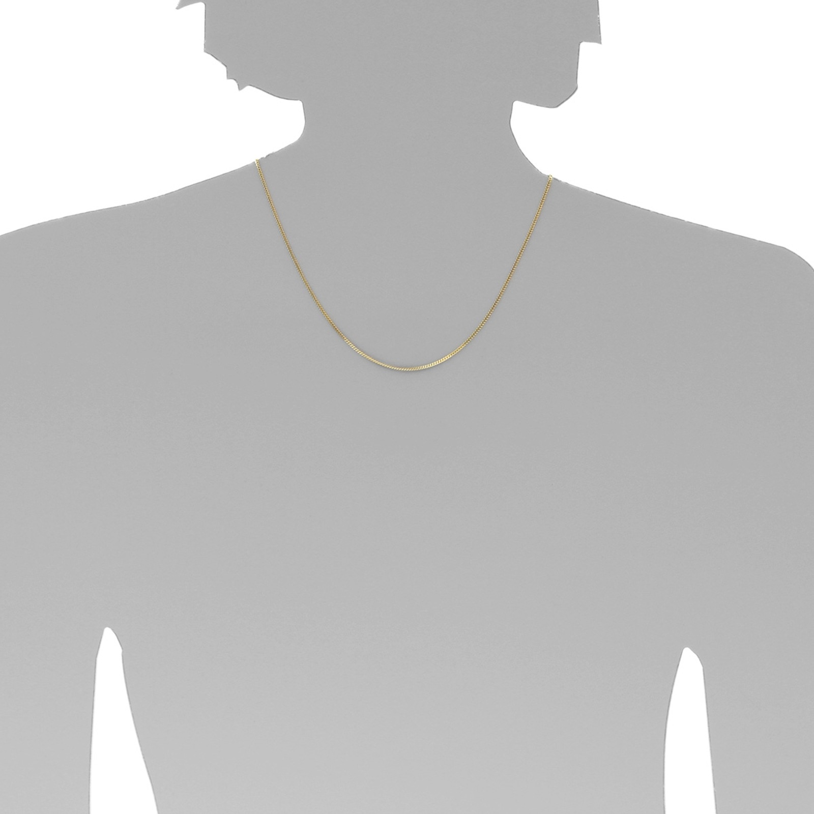 OSTSEE-SCHMUCK Goldkette »- Panzer 1,2 mm - Gold 333/000 -,«