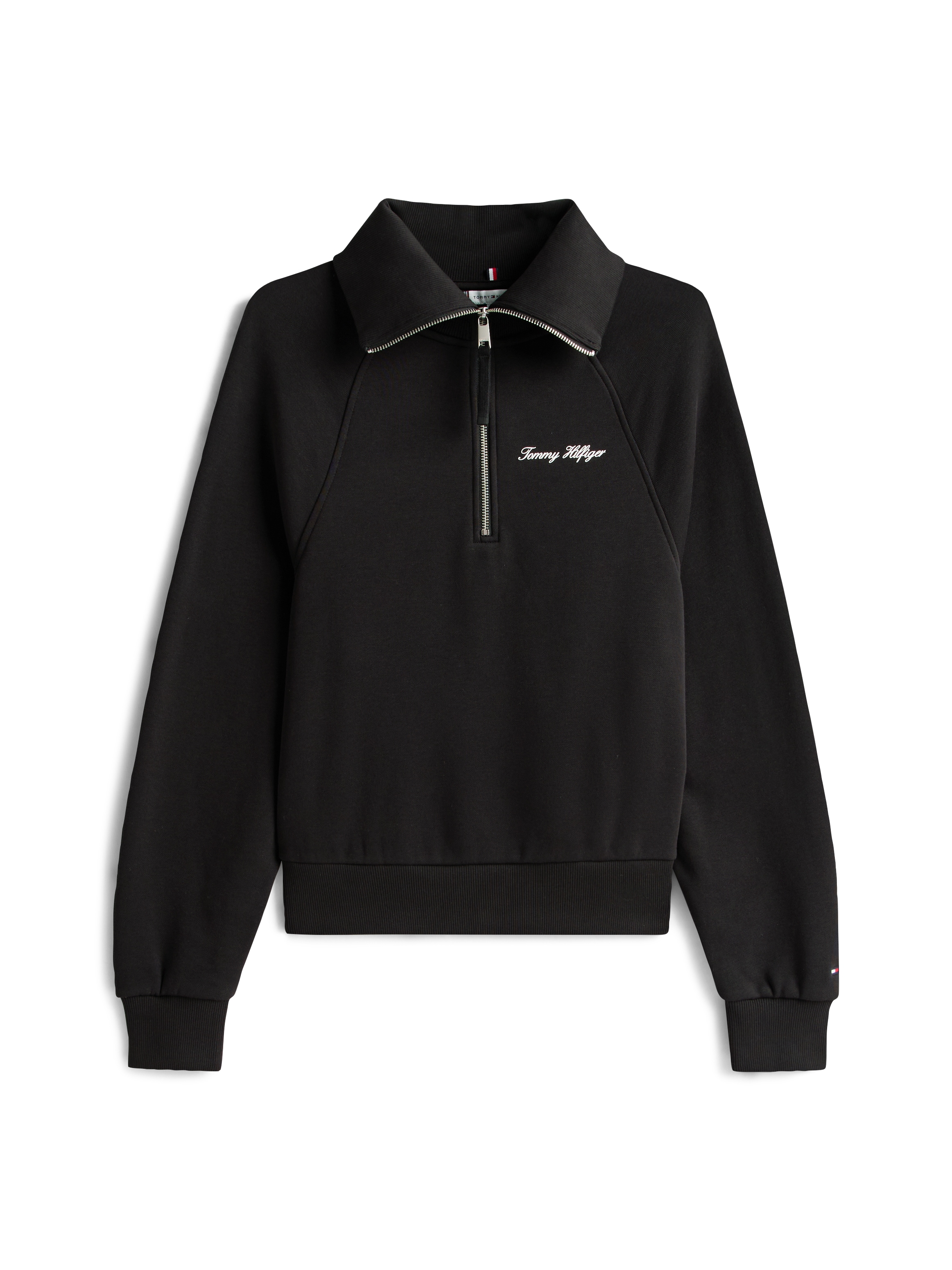 Tommy Hilfiger Sweatshirt »CLASSIC SCRIPT FLEECE HALF-ZIP«