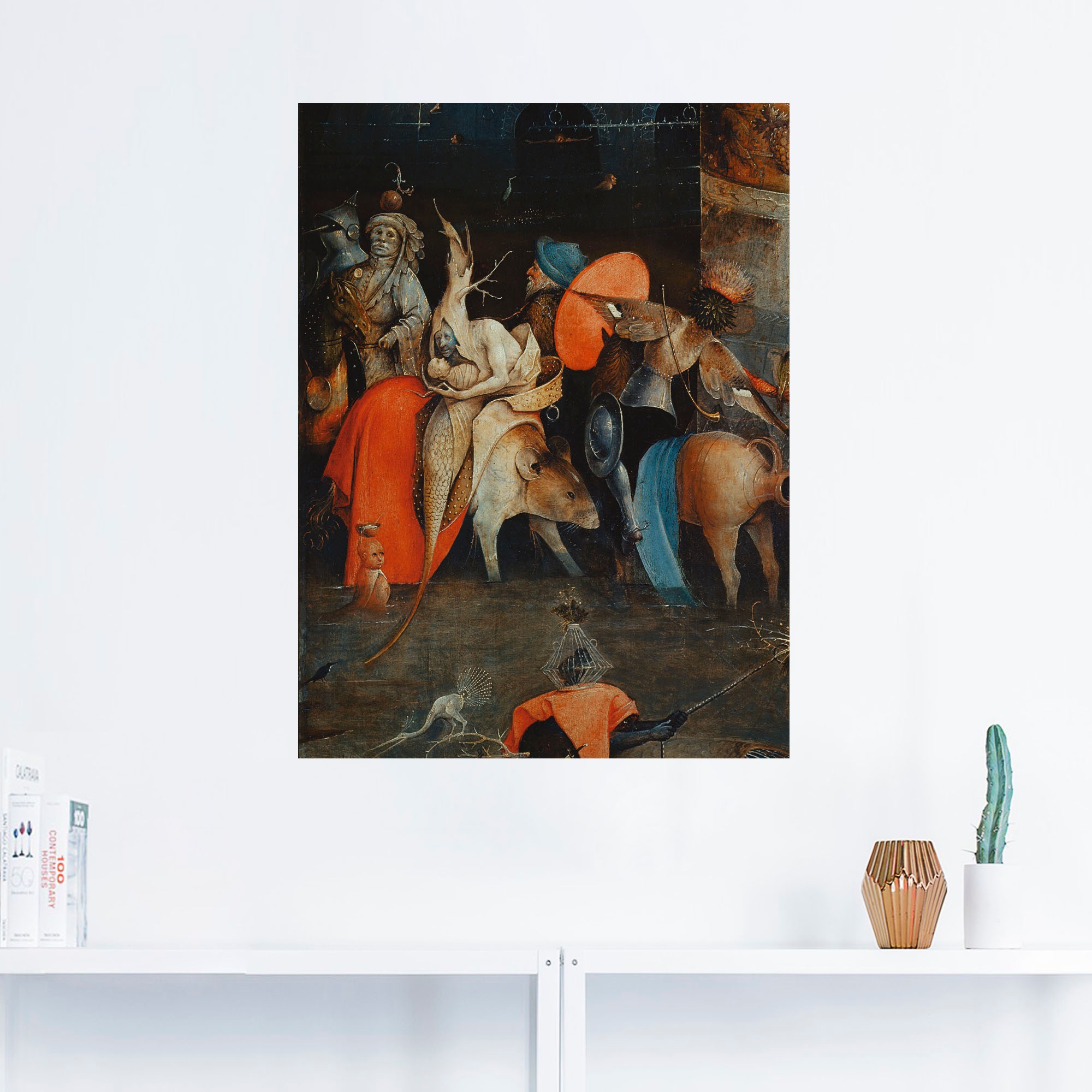 Artland Wandbild »Antonius-Altar (Detail der Mitteltafel).«, klassische Fantasie, (1 St.), als Leinwandbild, Wandaufkleber oder Poster in versch. Größen