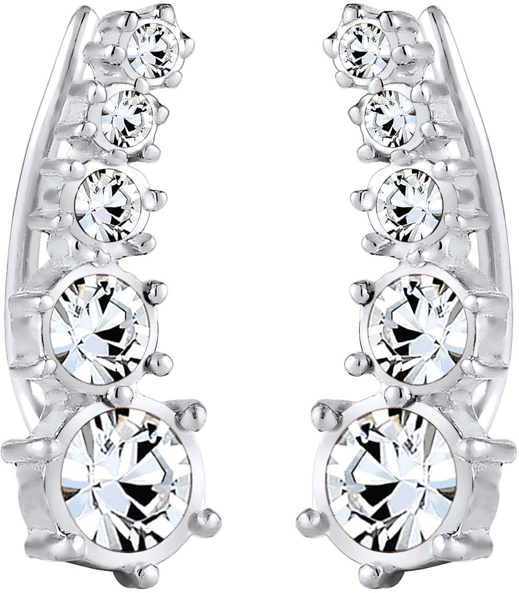 Elli Paar Ohrhänger »Schmuck Geschenk Silber 925 Ohrringe, 0310431419«, mit Glasstein