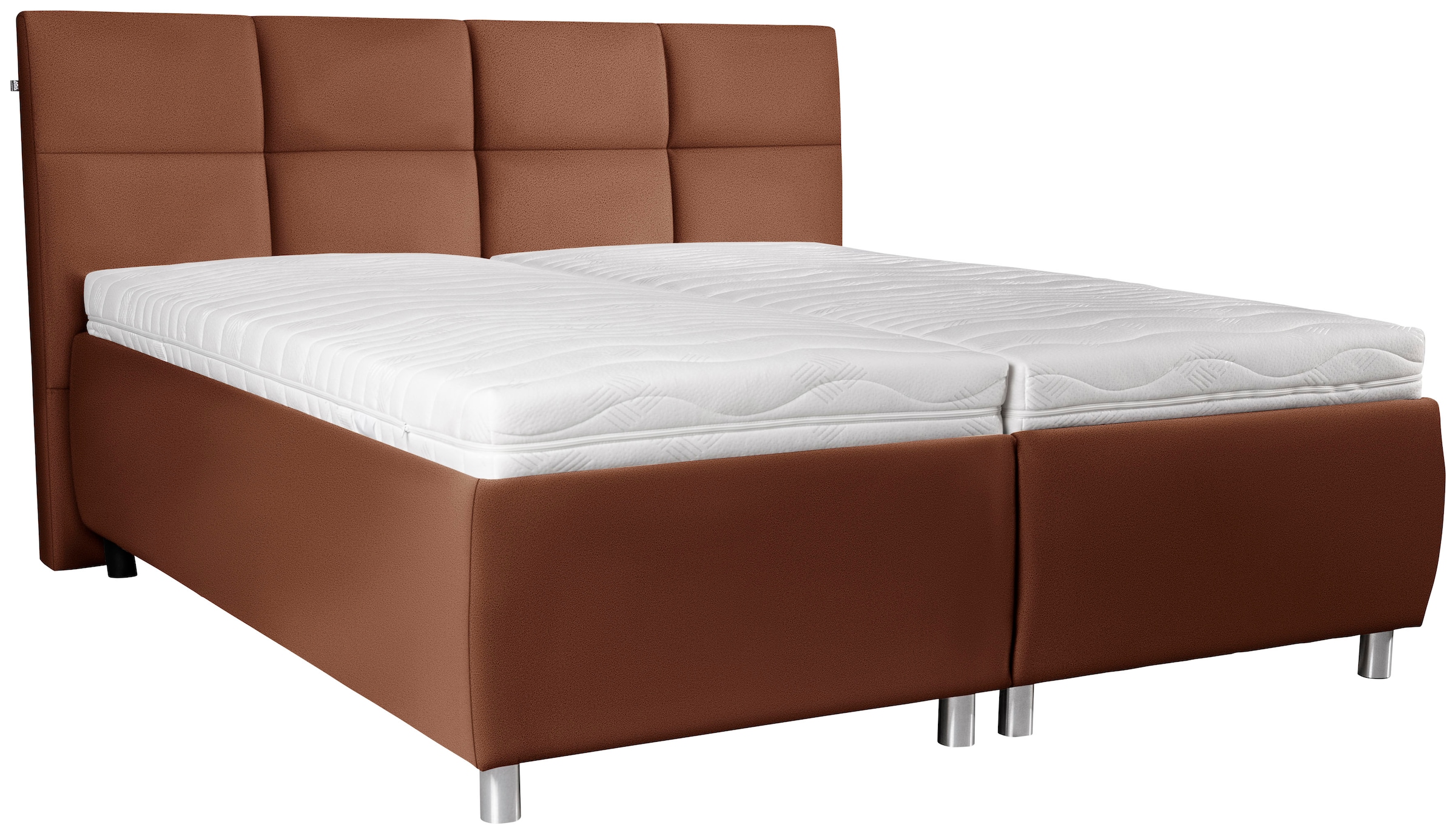 Alina Stauraumbett »Nadina Comfort« inkl. Stauraum und Lattenrost in braun, Größe Liegefläche B/L: 180 cm x 200 cm