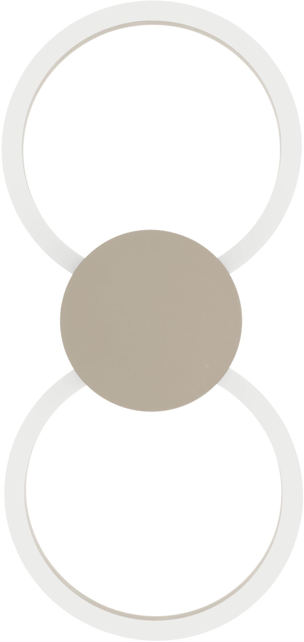 EGLO Deckenleuchte »VENTICELLO 1 Deckenlampe - Alu - LED;LED - 20W;0,91W - IP20« LED-Modul 1 Stk. Warmweiß Wohzimmerlampe, Esszimmerlampe, Flur, Schlafzimmer, L66 x B30 x H5 cm