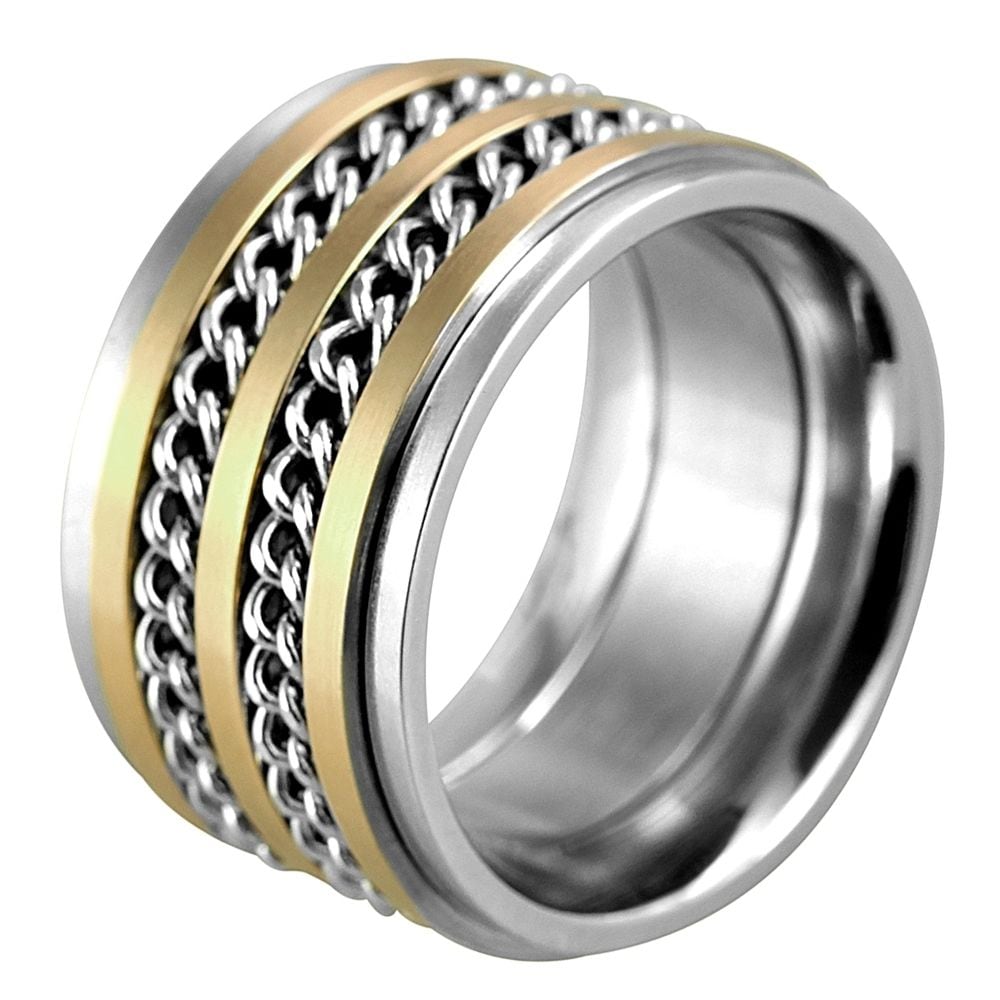 Adelia´s Fingerring »Damen Ring aus Edelstahl«