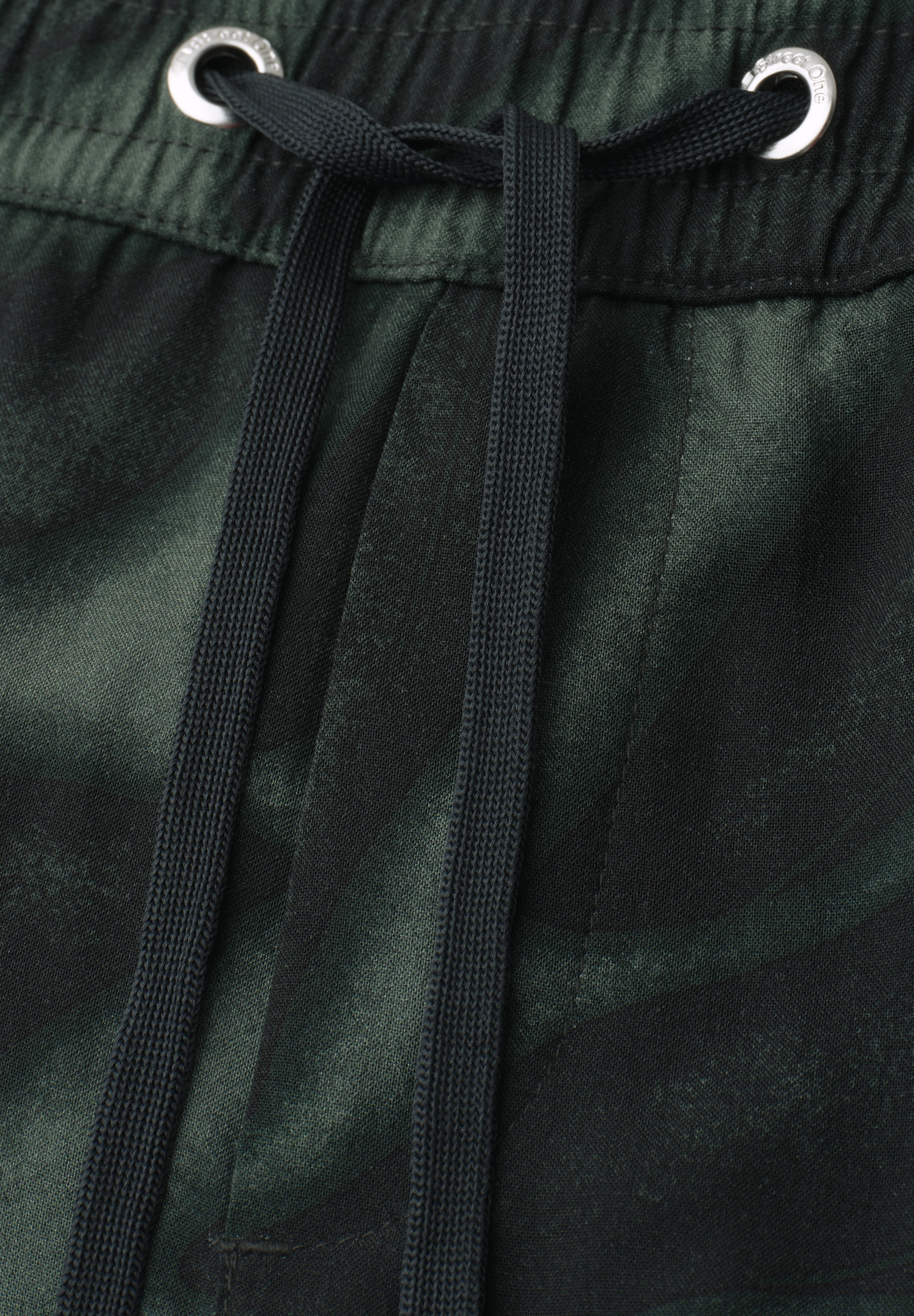 STREET ONE 7/8-Hose »Style Emee«  bedruckt, mit Taschen, weites Bein