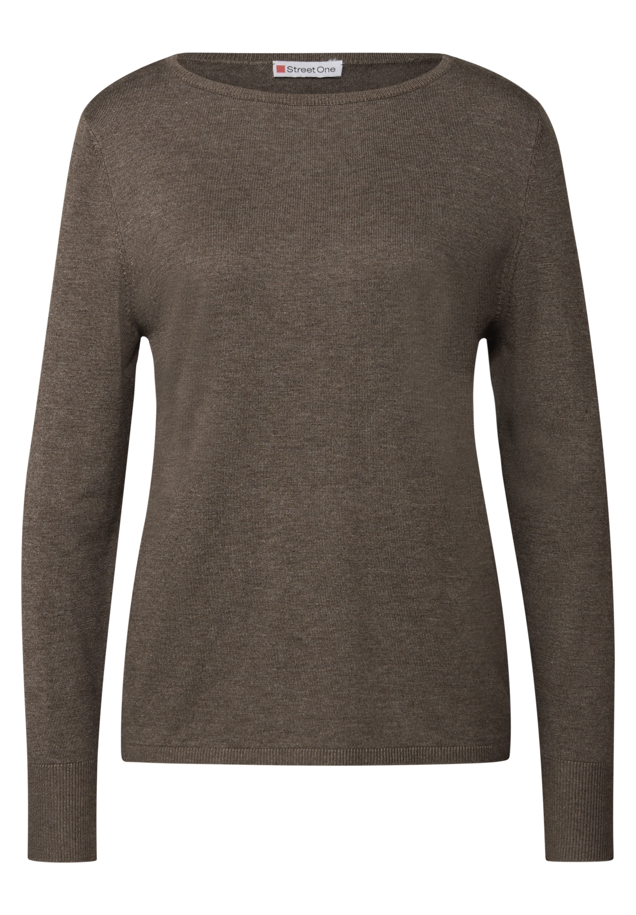 STREET ONE Strickpullover, mit U-Boot-Ausschnitt