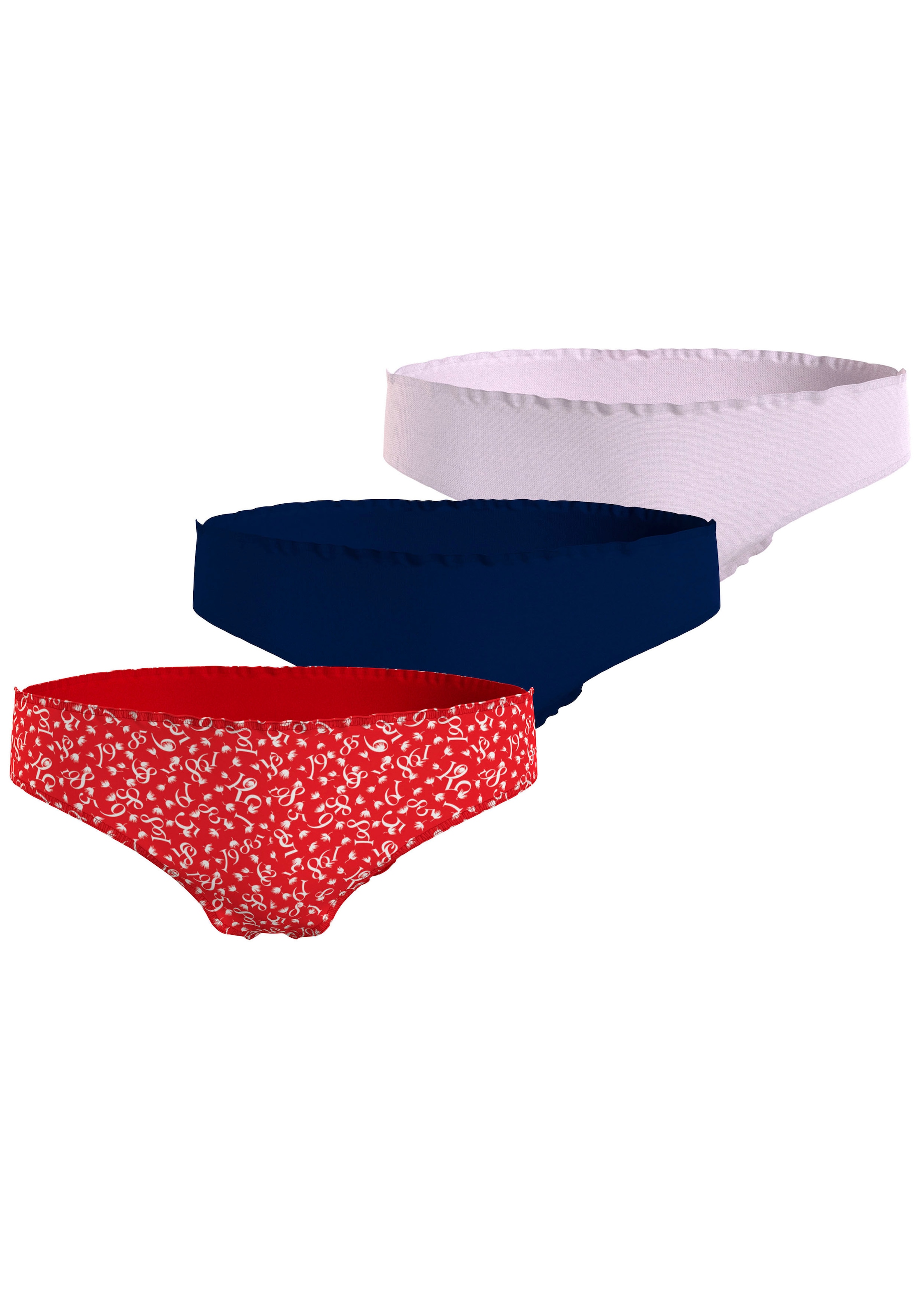 Tommy Hilfiger Underwear Bikinislip »3P BIKINI«, (Packung, 3er-Pack), mit  leicht gewellten Abschlüssen bei OTTO