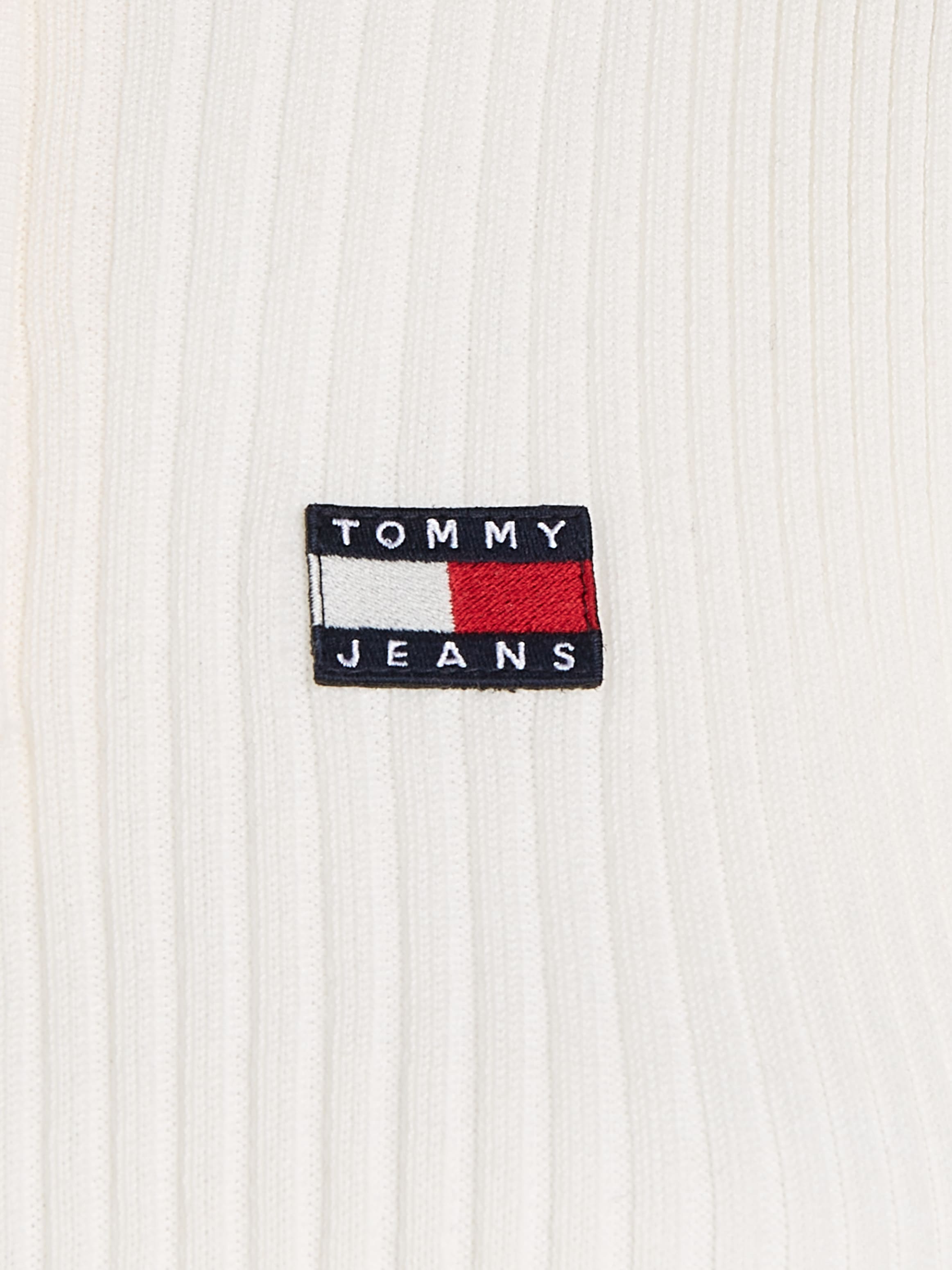 Tommy Jeans Pullunder »TJW 1/4 ZIP SL BADGE SWEATER«, mit Stehkragen