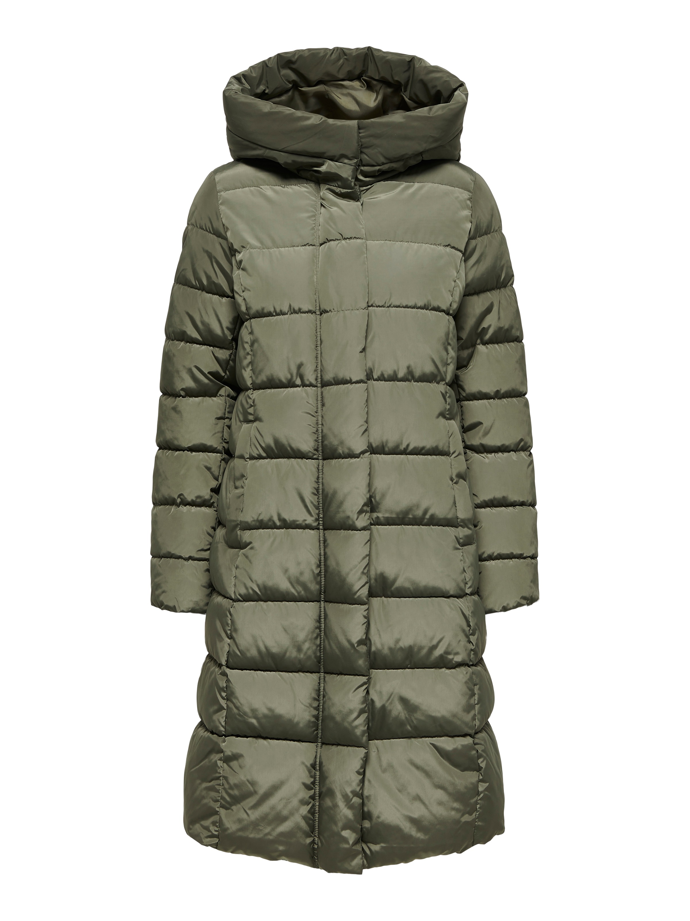 ONLY Steppmantel »ONLTINA – Puffermantel mit Premium-Füllung und verdecktem Zipper« regular fit, casual, Steppware, Kunstfaser, hochschließend