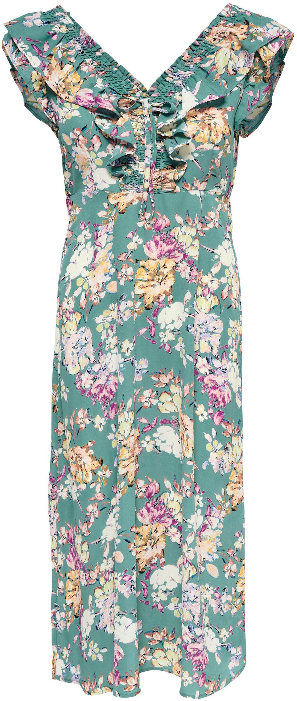 Only Sommerkleid »ONLALICA LIFE CAPSLEEVE MIDI DRESS PTM«