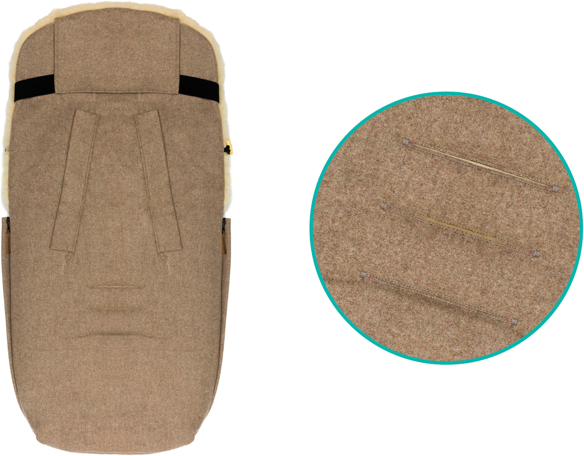 Fillikid Fußsack »Bernina Wool, Winterfußsack«