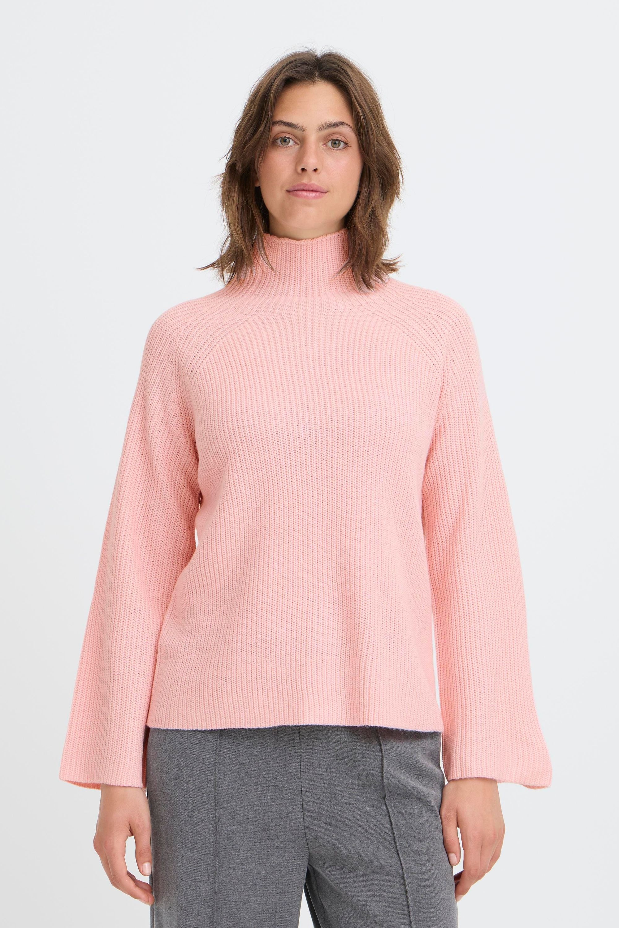 OXMO Strickfleece-Pullover »Strickpullover OXBMMNELLY TURTLENECK«