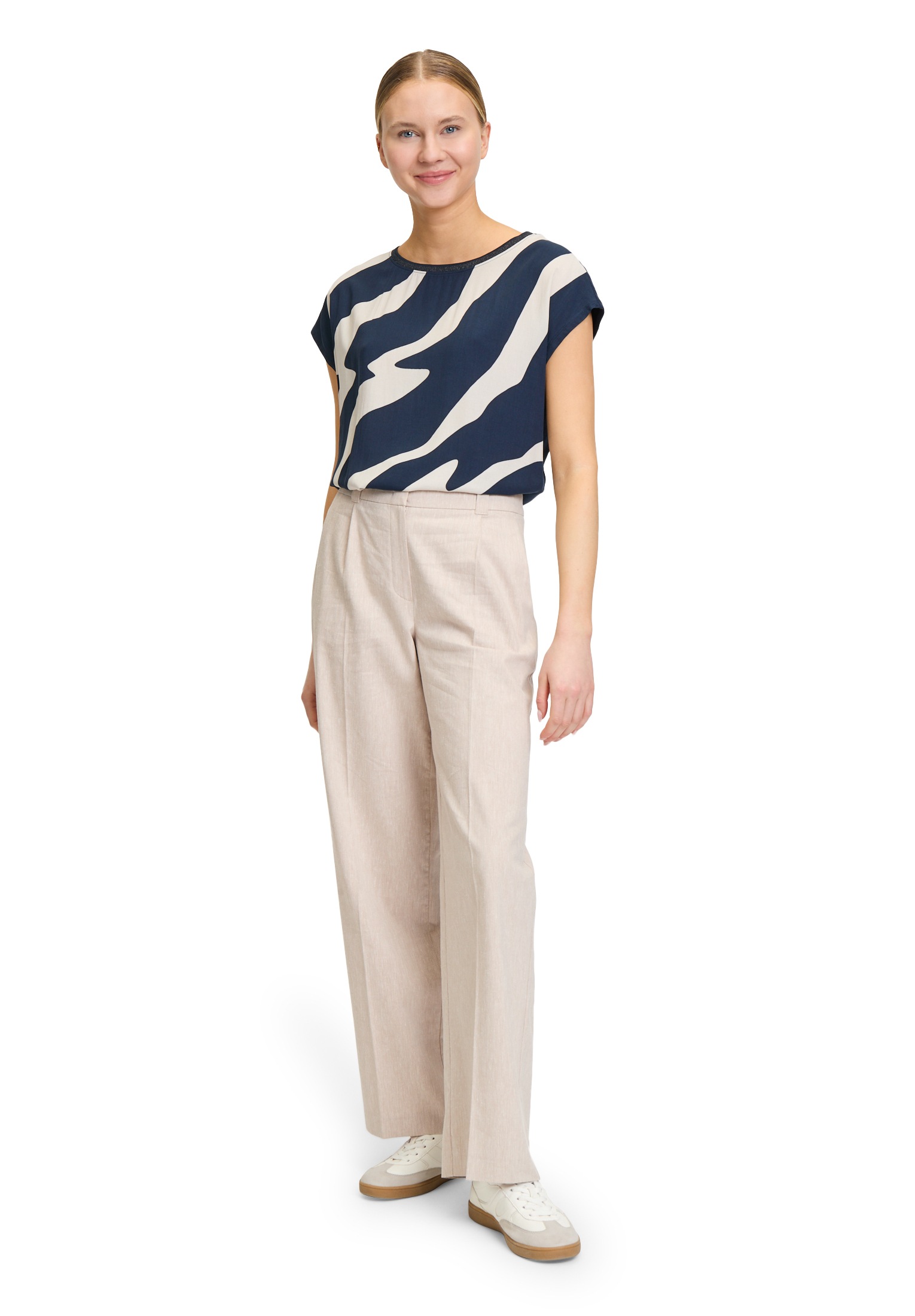 Betty&Co Kurzarmshirt »Casual-Shirt mit Print«