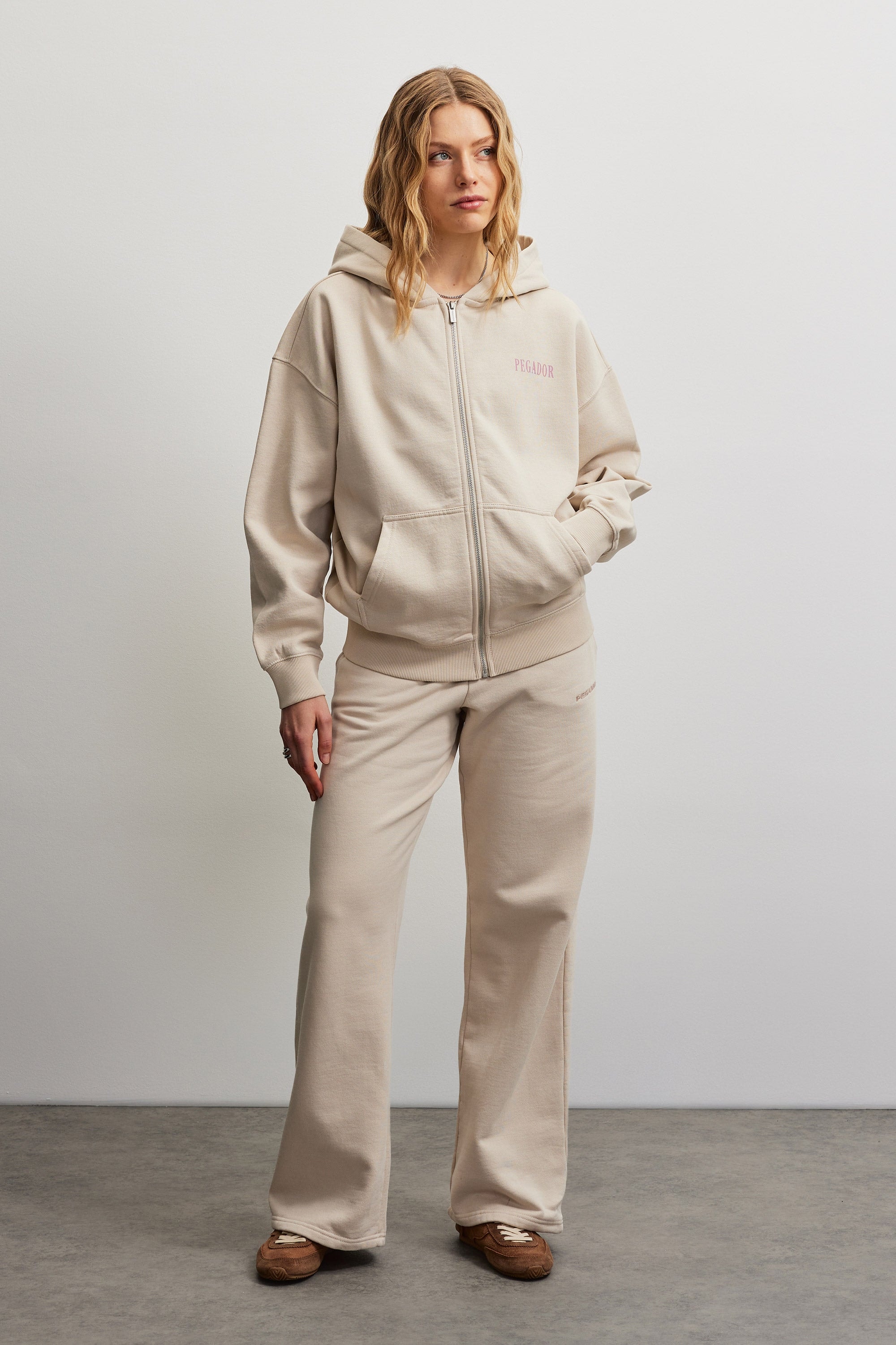 PEGADOR Sweatjacke »OLARGUES OVERSIZED SWEATJACKET«