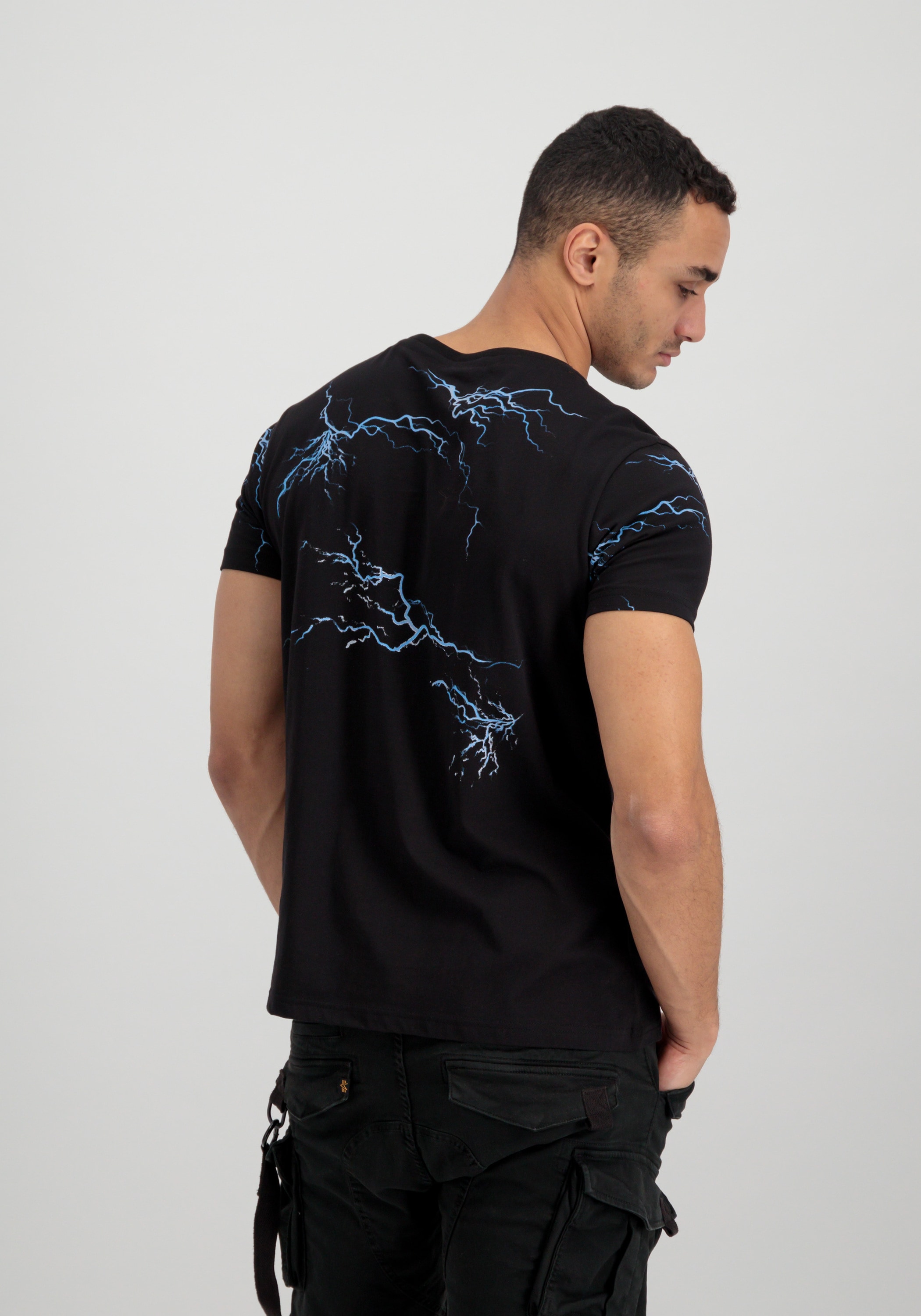 Alpha Industries T-Shirt »Alpha Industries Men - T-Shirts Lightning AOP T-Shirt«