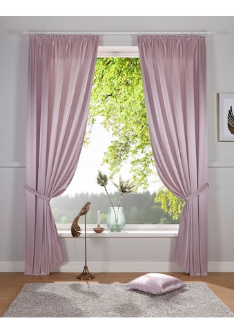 DELAVITA Vorhang »Glanzsatin«, Inklusive Raffhalter kaufen DELAVITA Vorhang »Glanzsatin«, Inklusive Raffhalter kaufen