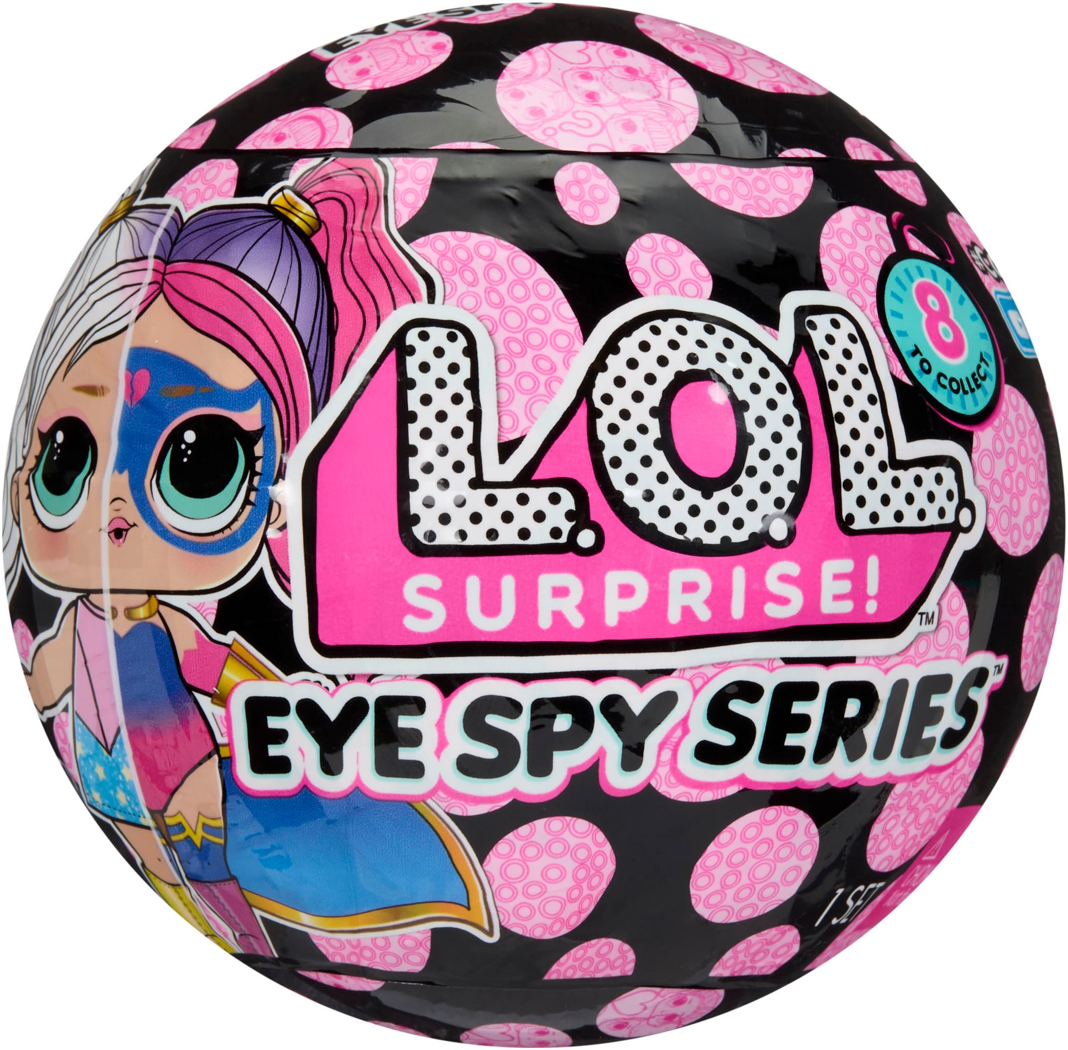 L.O.L. SURPRISE! Anziehpuppe »L.O.L. Surprise Eye Spy Tots«, mit magischem Farbwechsel; Lieferung erfolgt sortiert