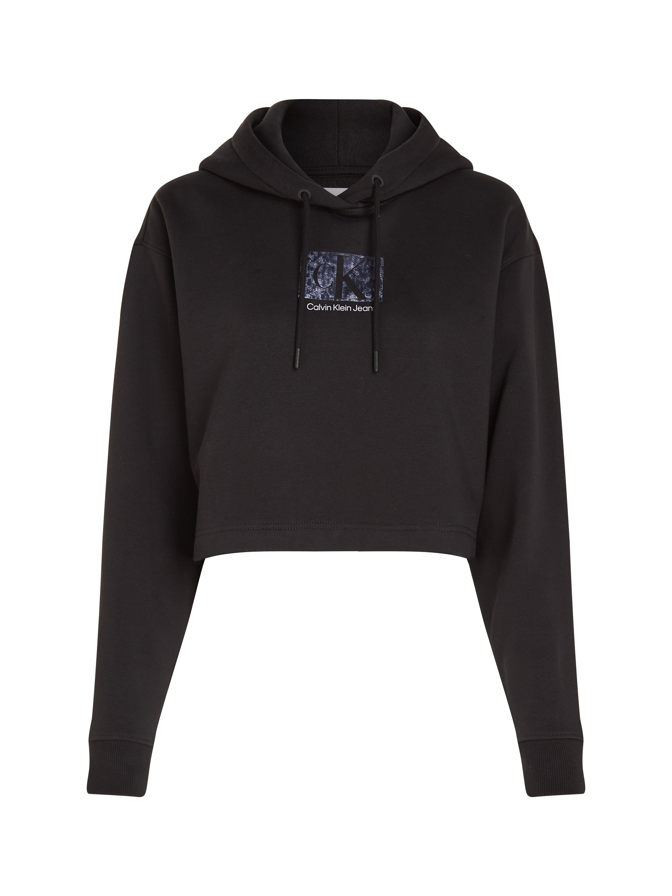 Calvin Klein Jeans Kapuzensweatshirt »PRINTED BOX CROPPED HOODIE«