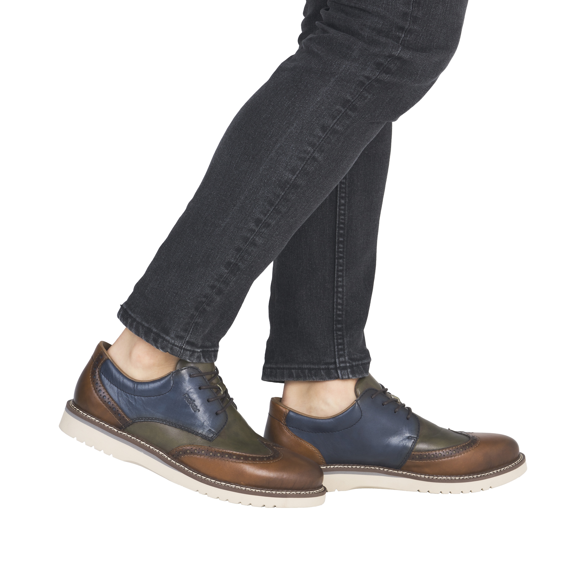 Rieker Schnürschuh  Schnürschuh, Business-Schnürer, Lyralochung, in bequemer Form