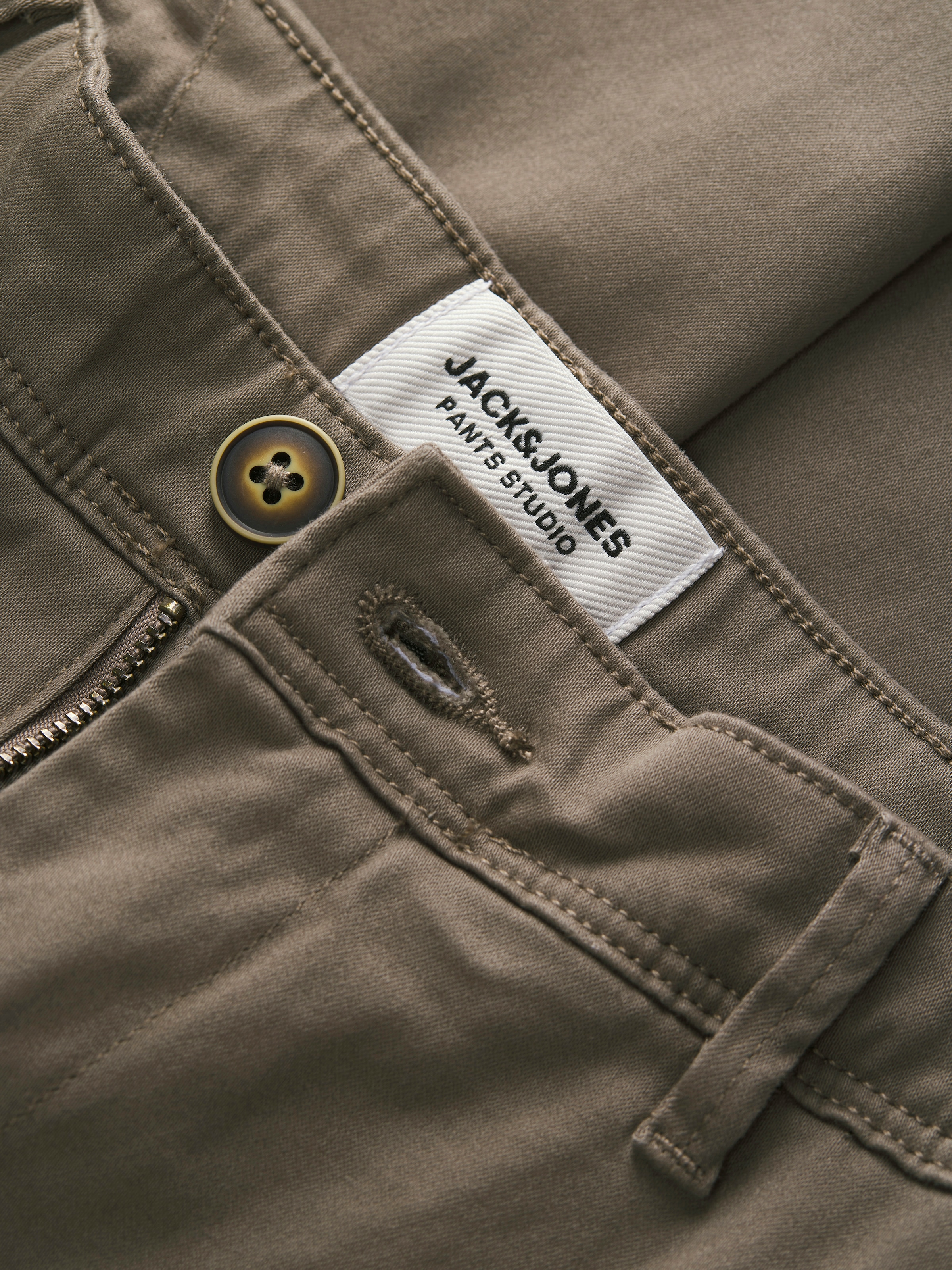 Jack & Jones »JJIMARCO mit Badge und hohem Tragekomfort«  unifarben, modisch, slim fit, Baumwollmischung