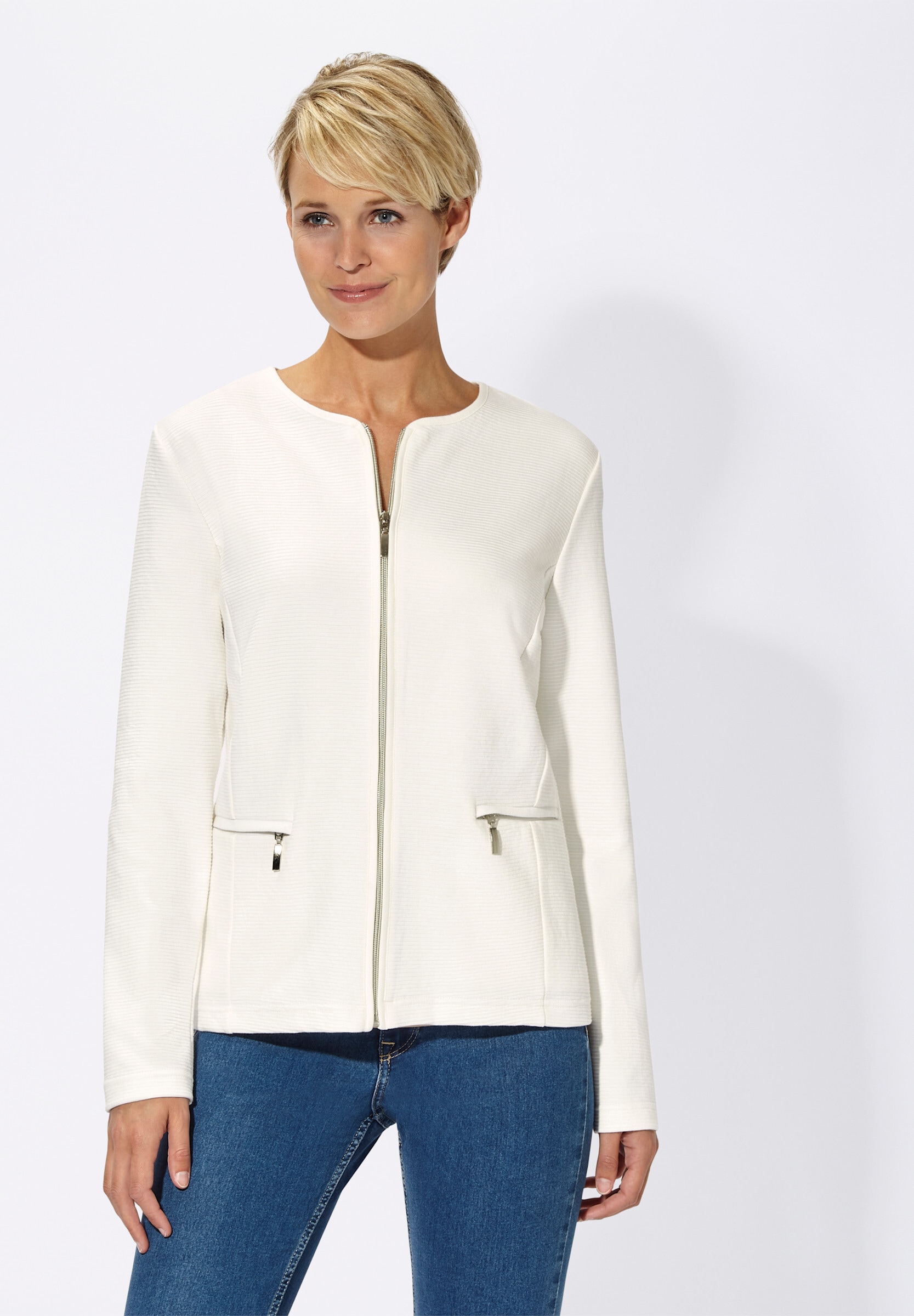 Witt Jerseyblazer »Jersey-Blazer Shirtblazer in Ripp-Optik«