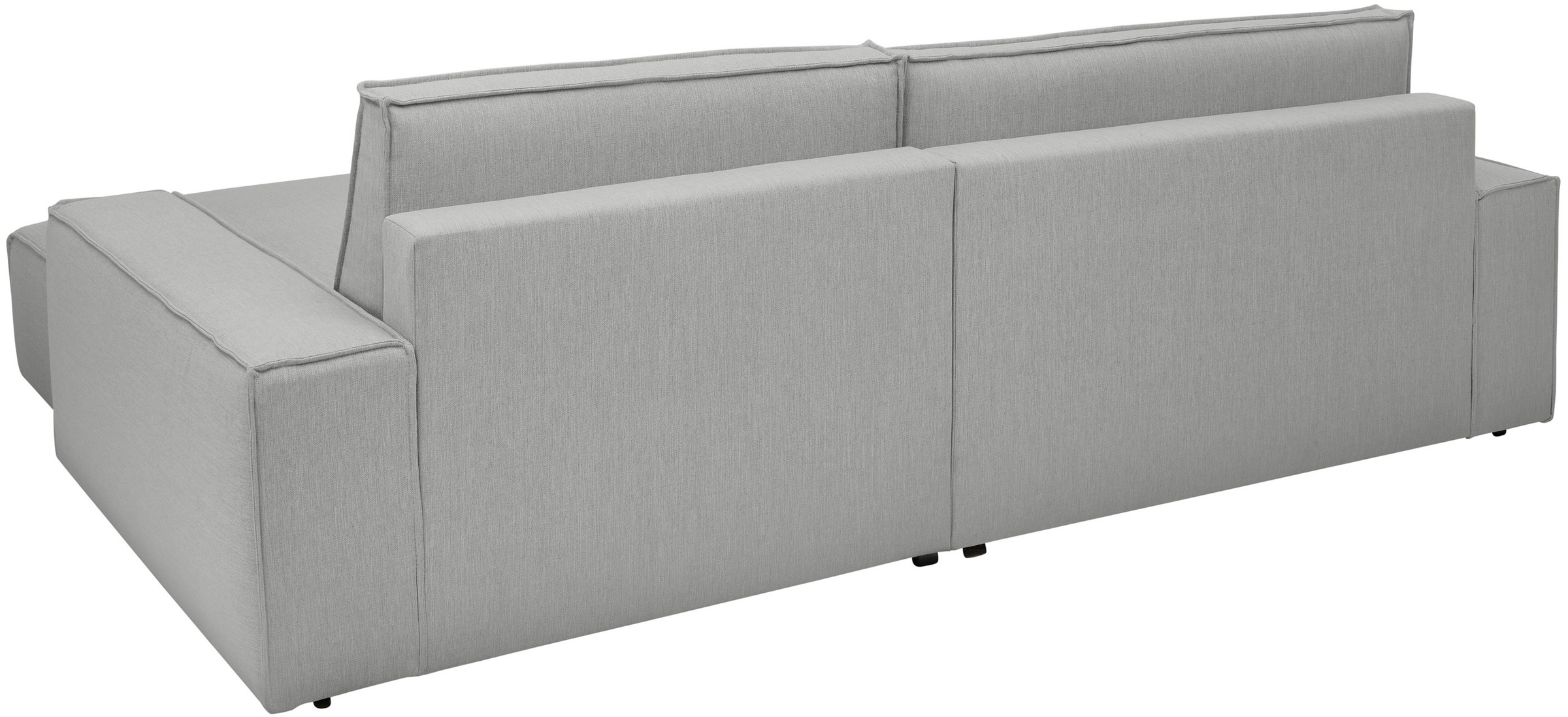 Home affaire Ecksofa »NEU: SHERWOODL XXL 284, Big-Sofa L-Form, tiefe Sitzfläche 95 cm, Cord,«, Leinenoptik, Recamiere rechts/links, auch als Schlafsofa stellbar