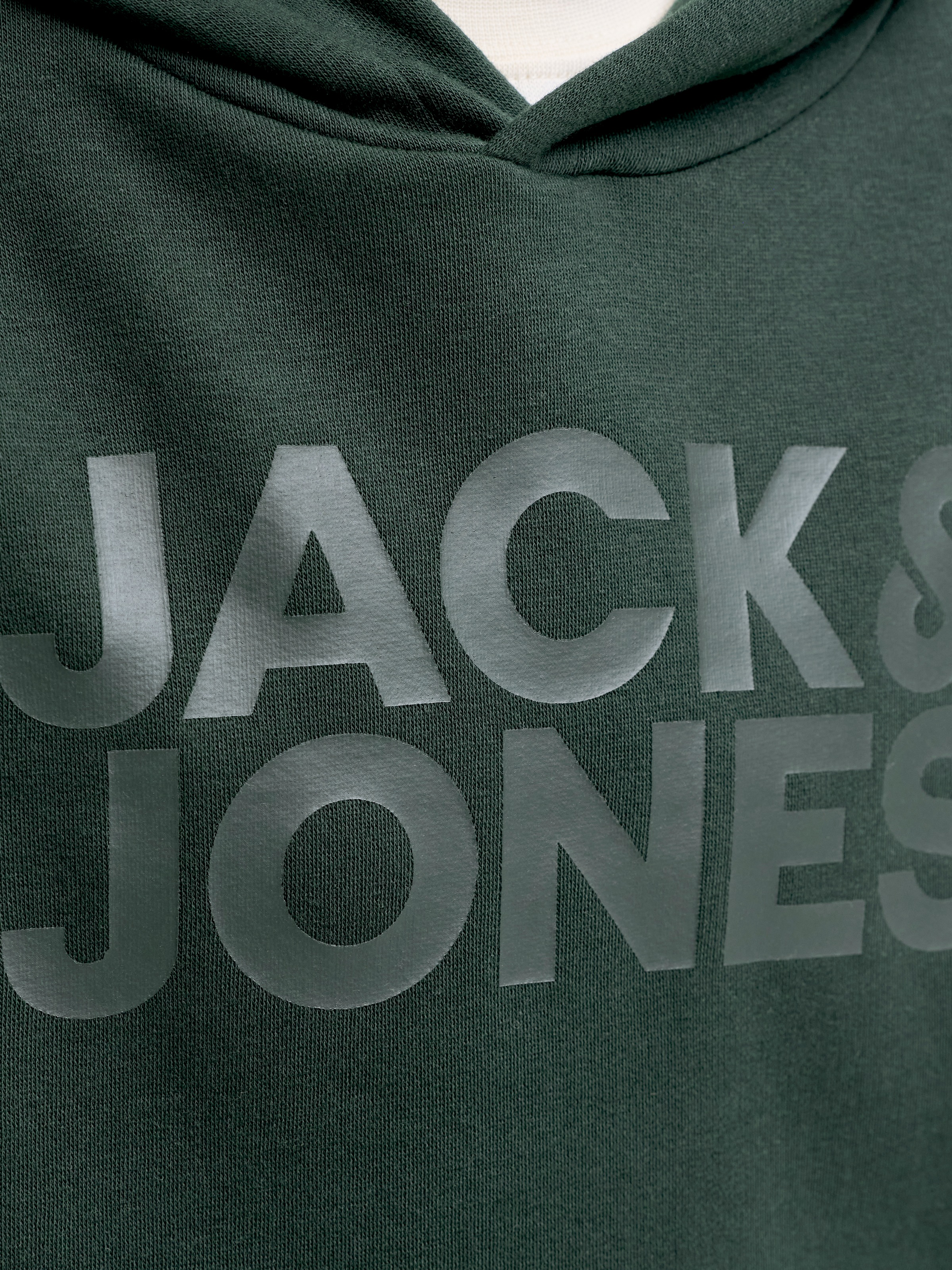 Jack & Jones Junior Kapuzensweatshirt »JJECORP mit Druck, Kängurutasche, pflegeleicht«, Baumwollmischung, regular fit
