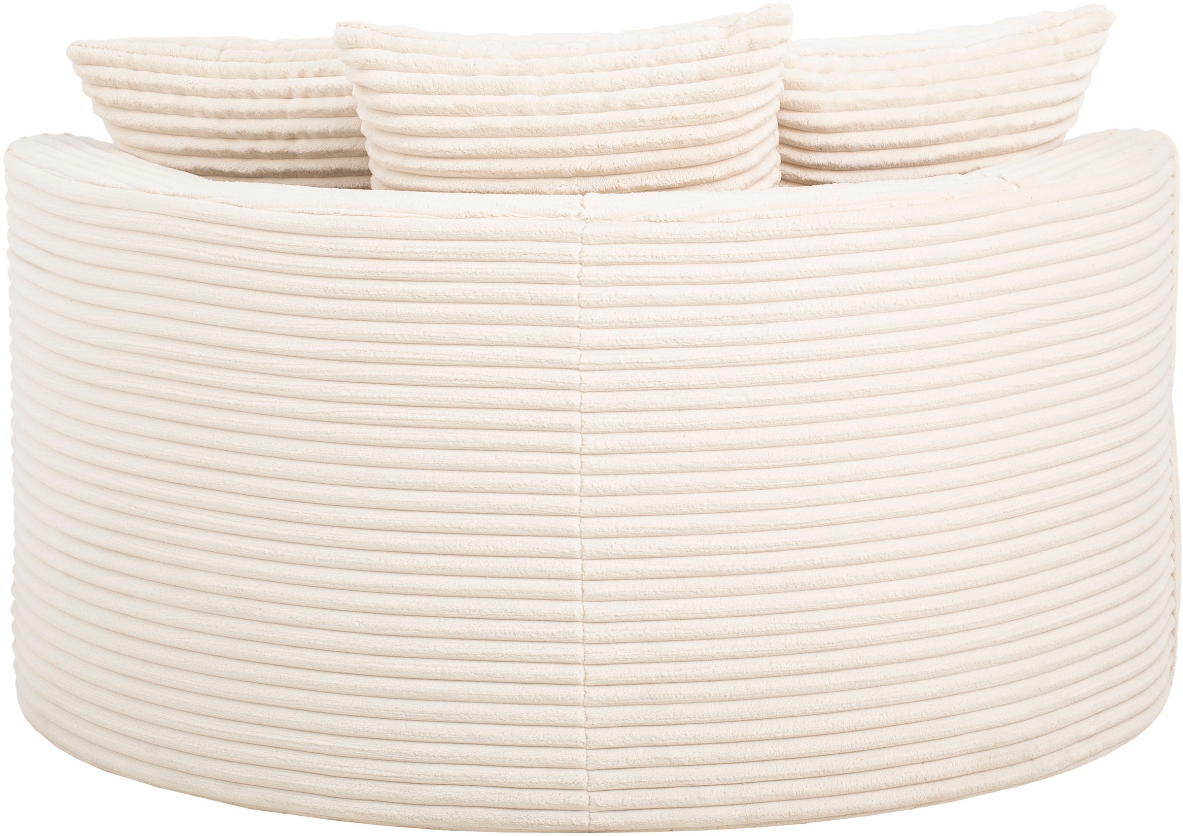 LeGer Home by Lena Gercke XXL-Sessel »ISALIE, Sessel in modernen Farben, Lesesessel, Loveseat, Big-Sessel«, trendige Stoffe, mit 3 Zierkissen, große Sitzfläche, Hocker optional