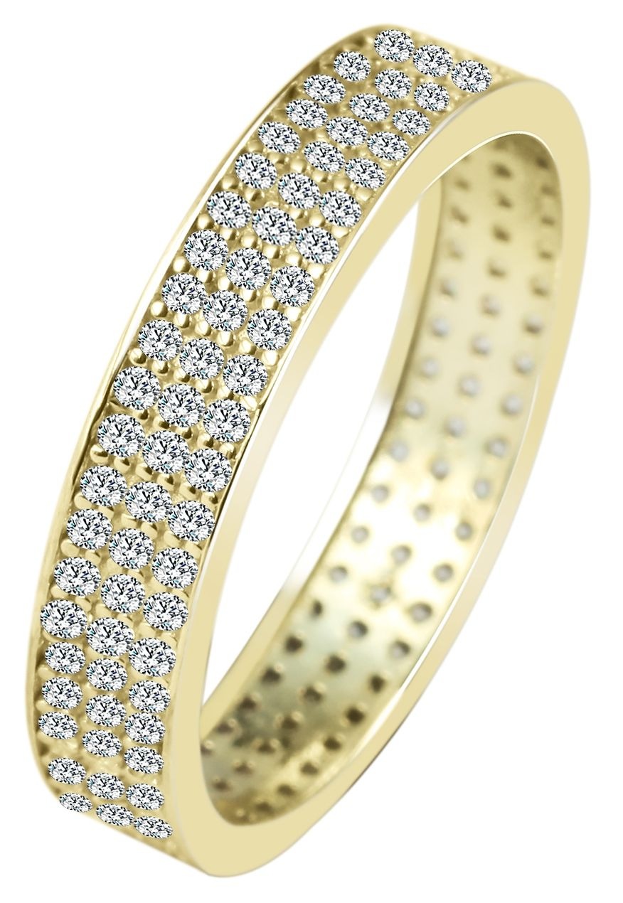 Adelia´s Fingerring »Damen Ring aus 333 Gold mit Zirkonia«