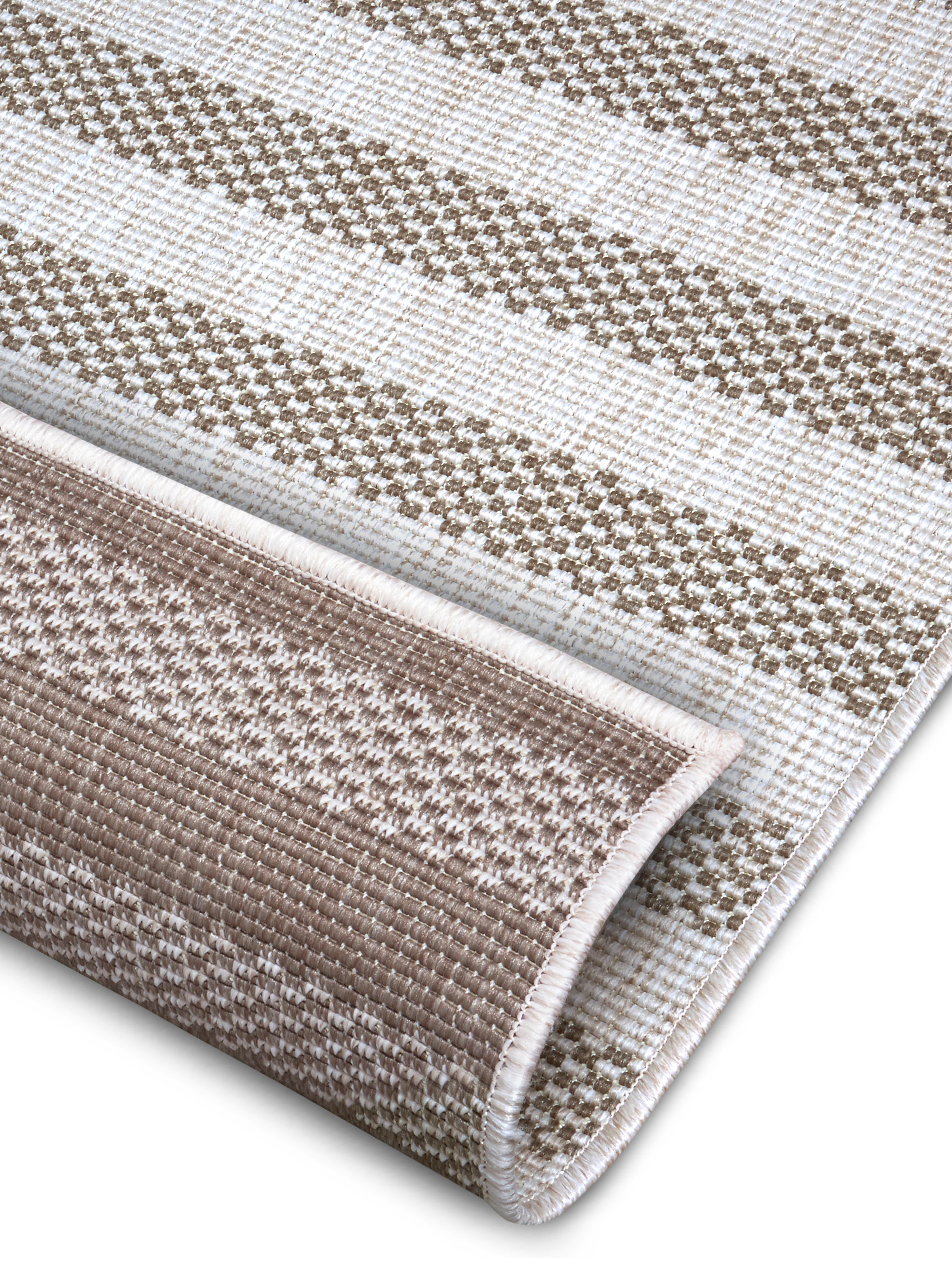 freundin Home Collection Teppich »Delilia«, rechteckig, 5 mm Höhe, In-& Outdoor, Wetterfest, Balkon, Garten, Wohnzimmer, Wasserfest