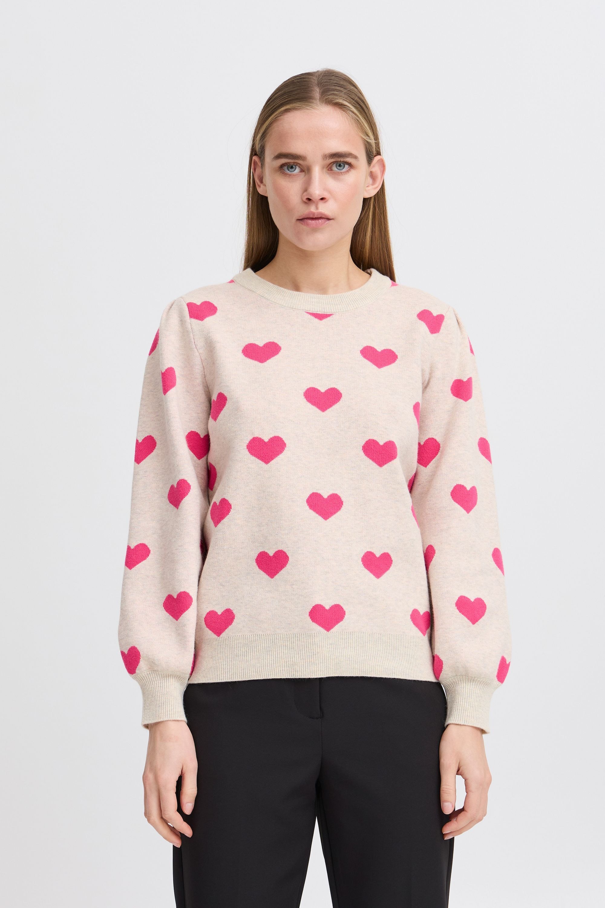 Ichi Strickfleece-Pullover »Strickpullover Damen Pullover - IHBRIELLE«