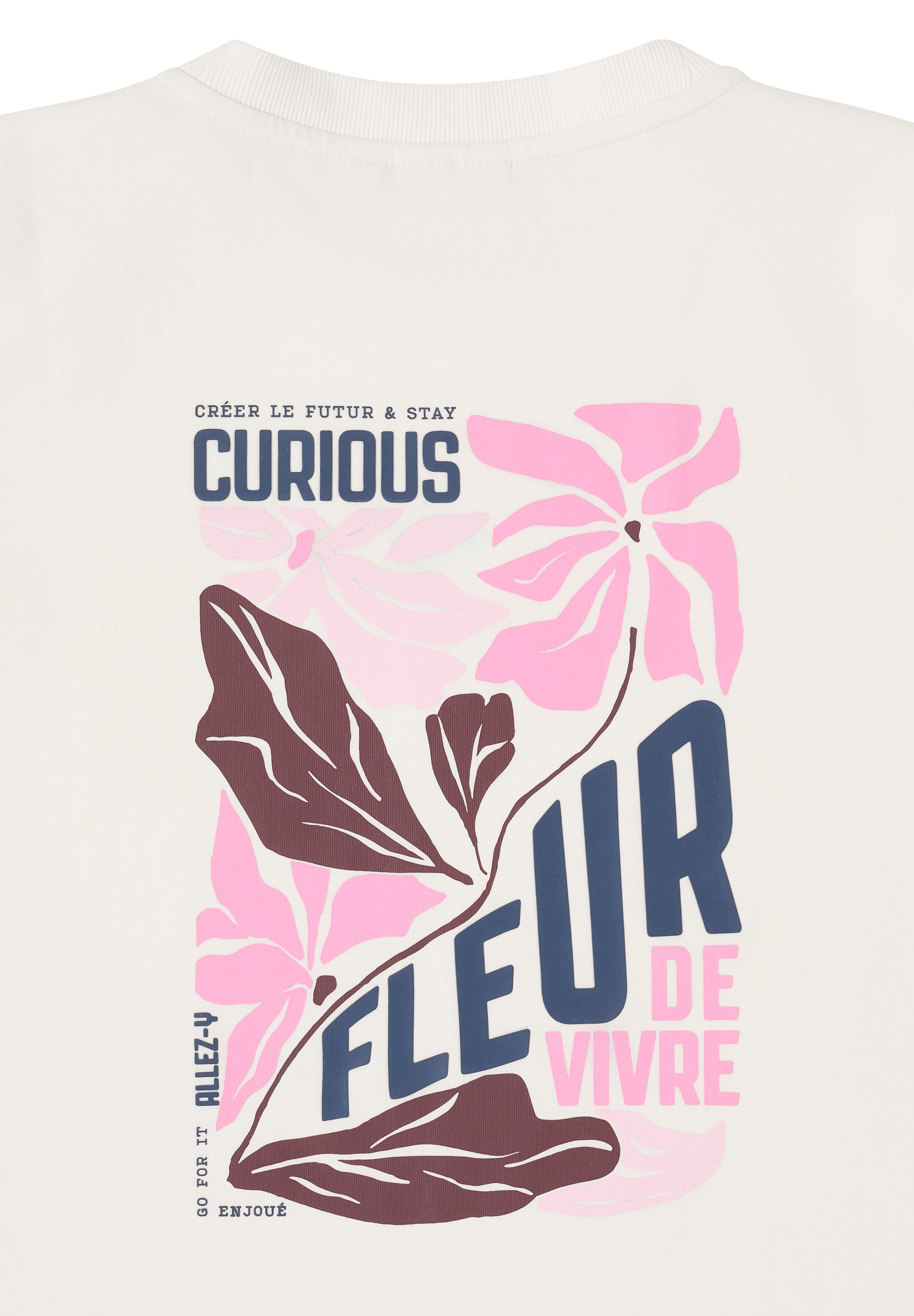 Cecil Sweater , Kurzarmsweater mit großem Rückenprint
