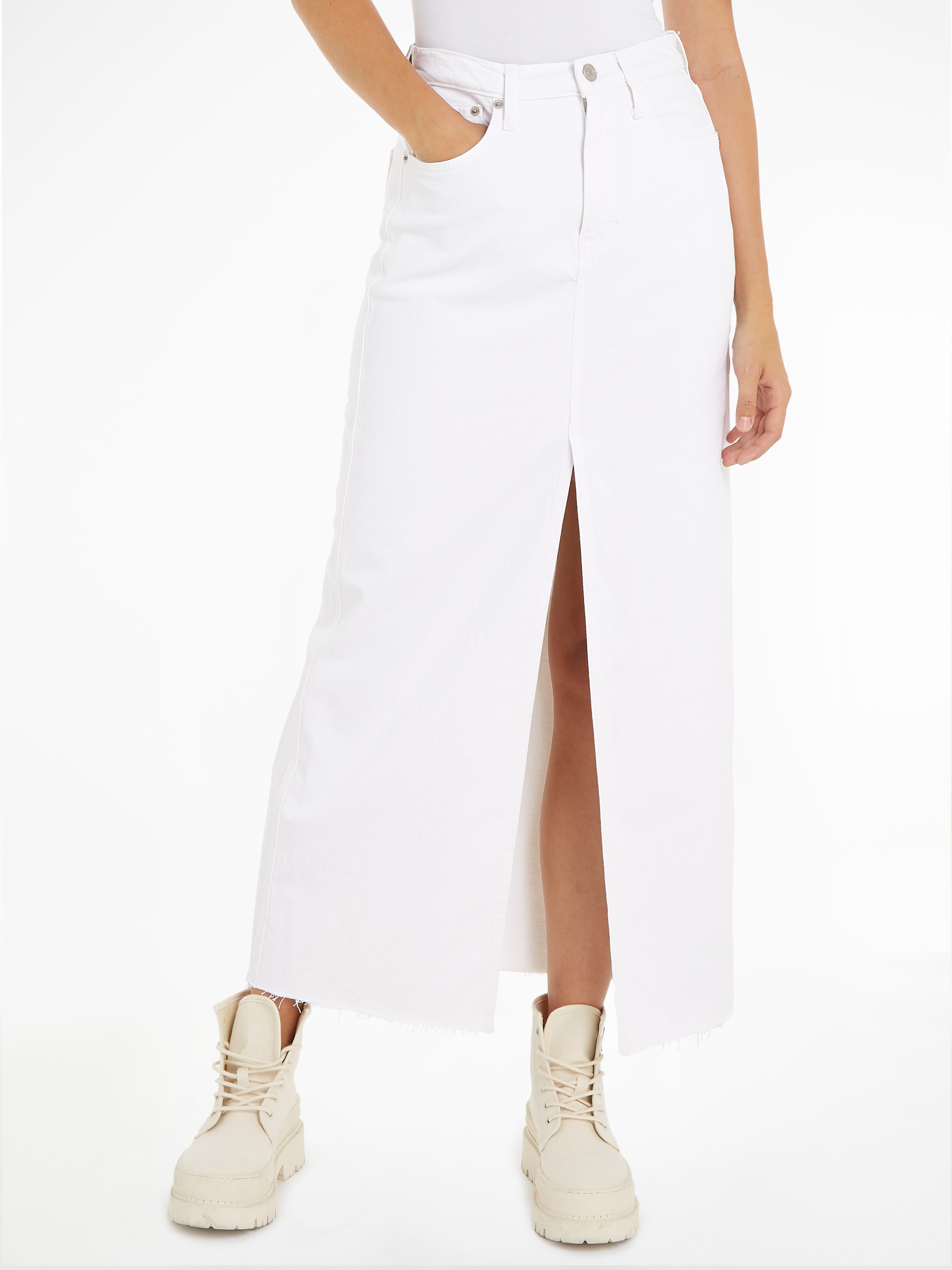 Jeansrock »CLAIRE HGH MAXI SKIRT BH6192«, Webrock im 5-Pocket-Style