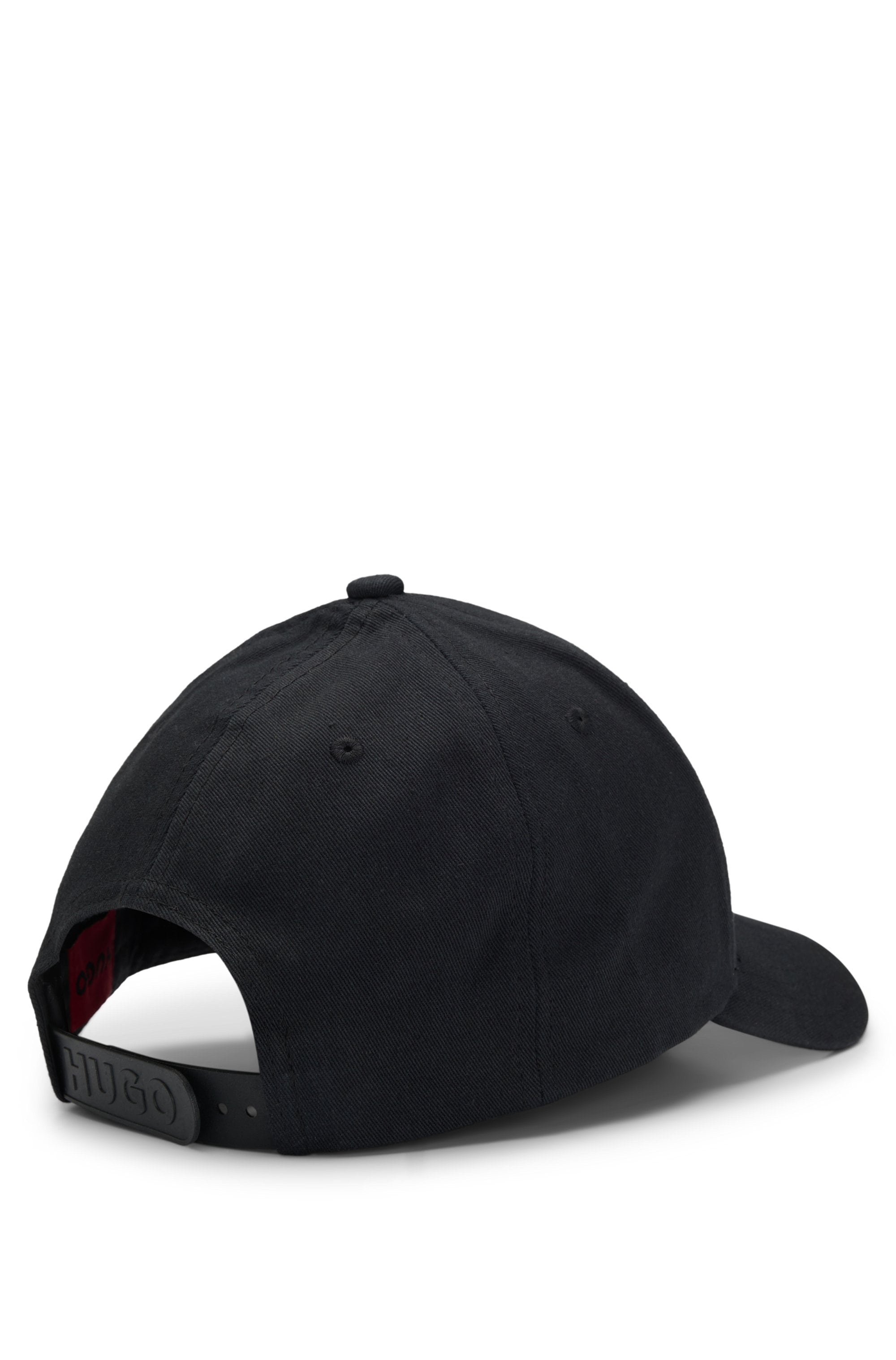 HUGO Fitted Cap »Jude-Stacked« mit 3D Logostickerei, verstellbarer Verschluss, unisex