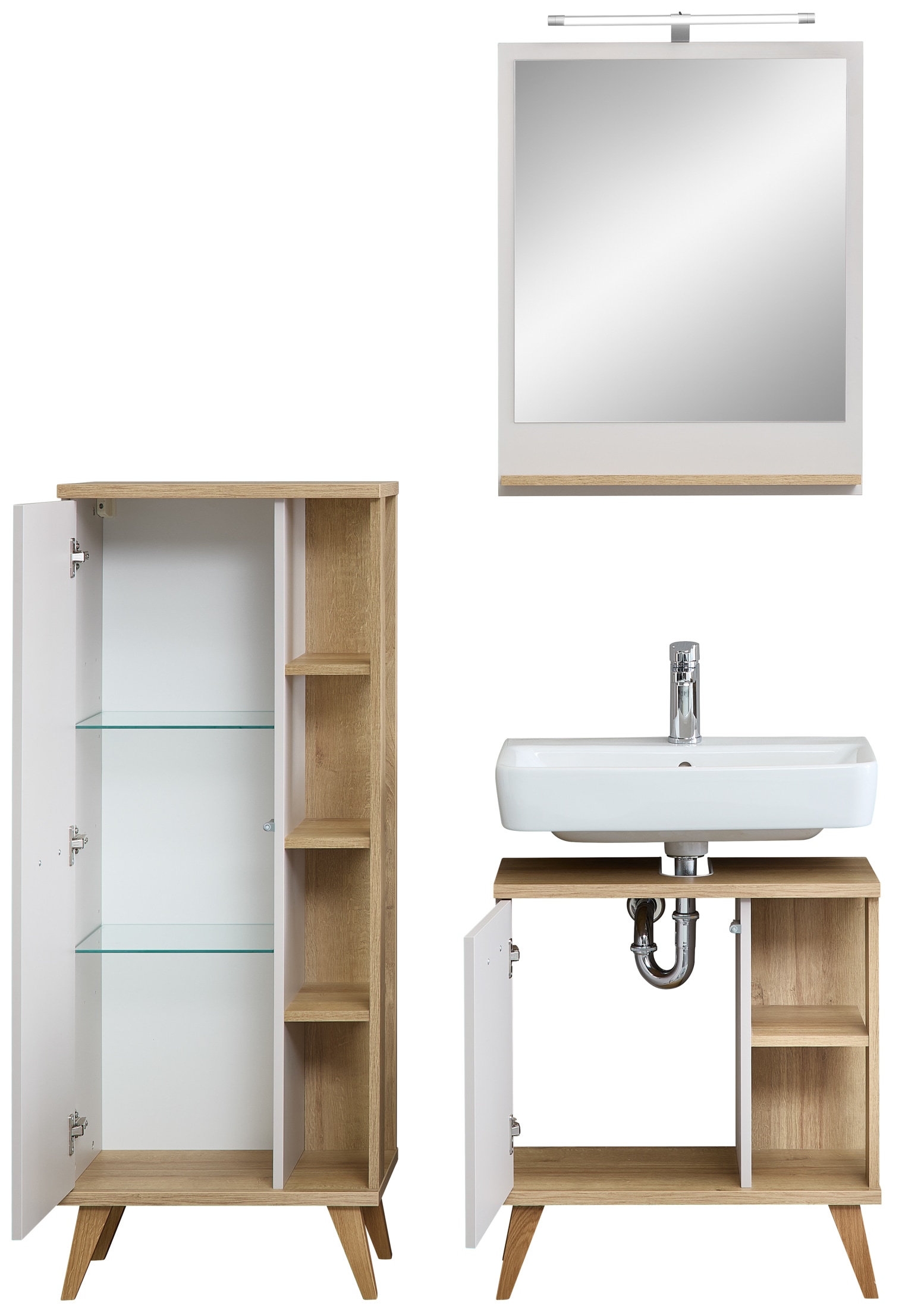 Saphir Badmöbel-Set »Quickset 966« 4 Stk. tlg.