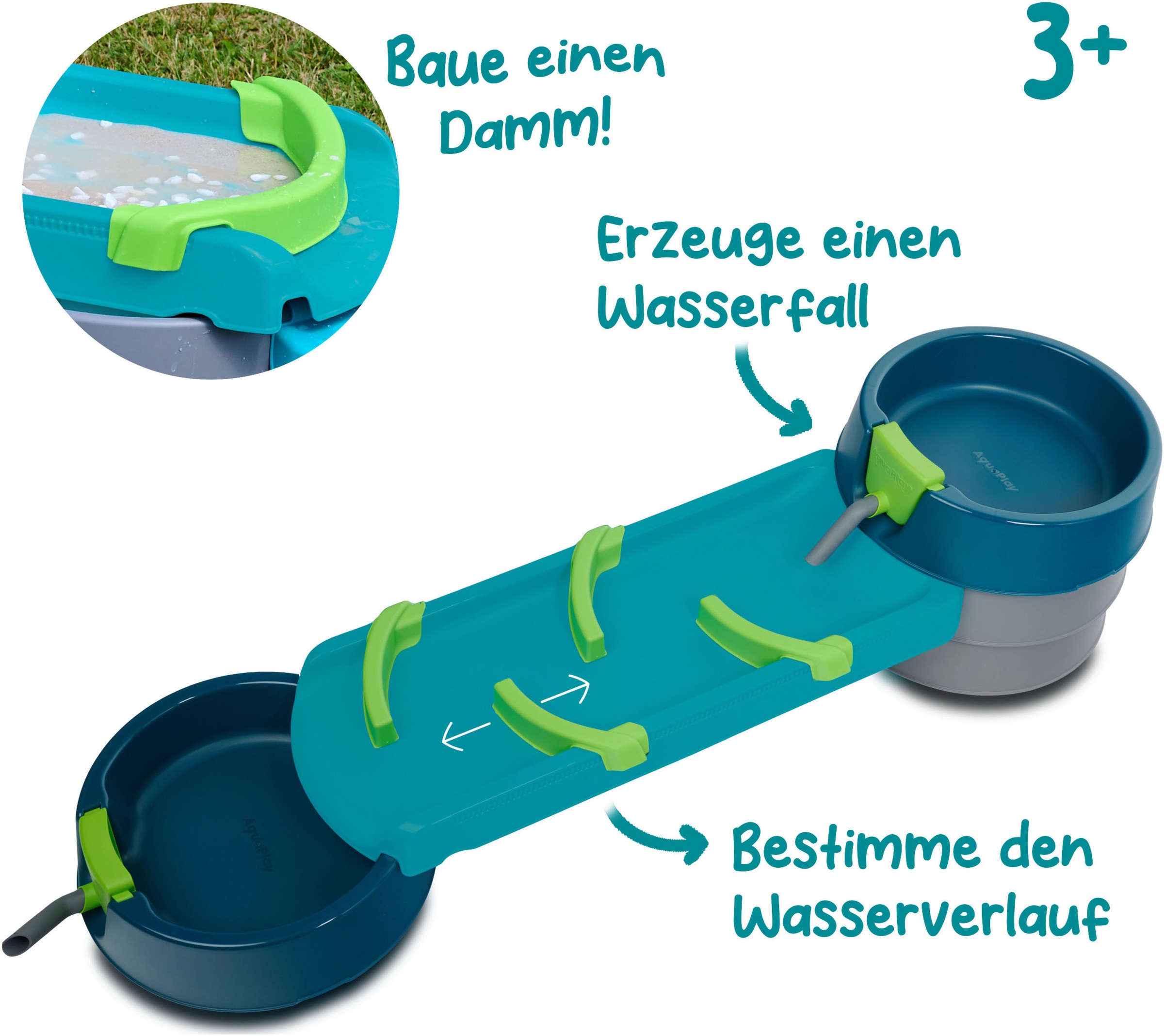Aquaplay Wasserbahn »Mudway RUN« Made in Germany