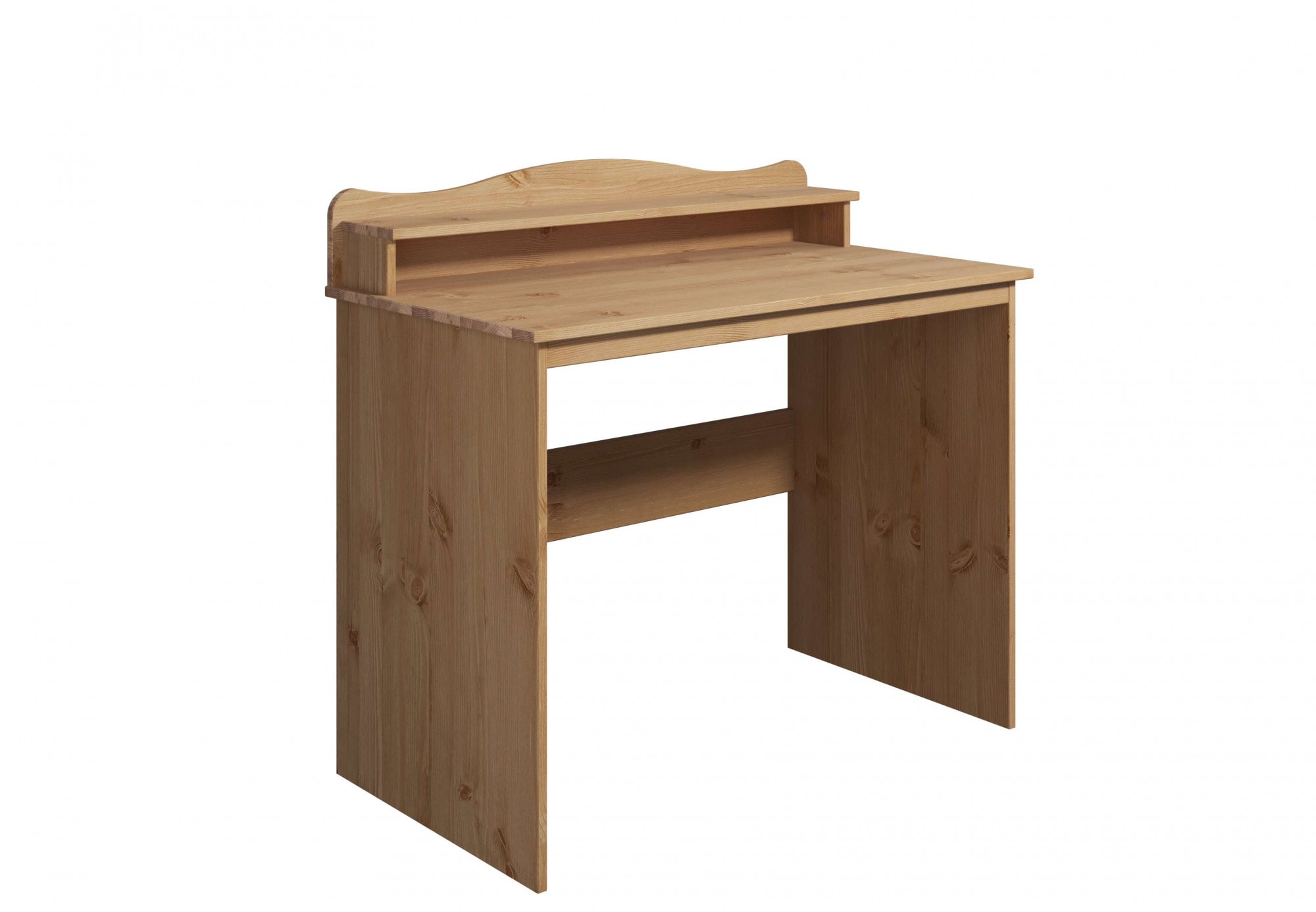 OTTO home Schreibtisch »Lesve« aus massiver Kiefer, mit Schreibtischaufsatz