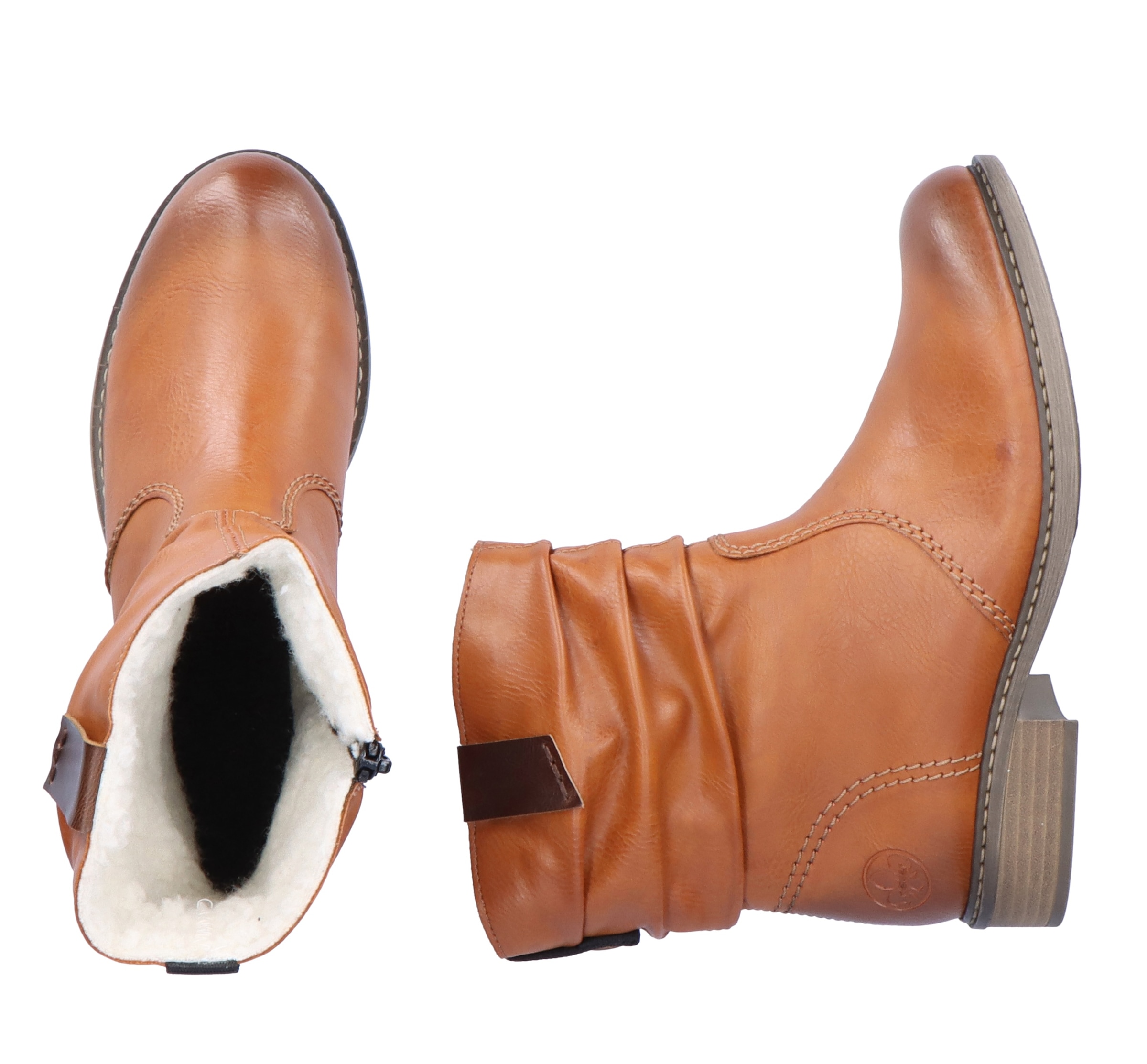 Rieker Winterboots, mit Raffungen am slouchy Schaft
