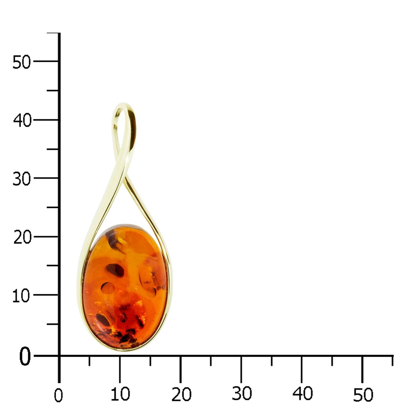 OSTSEE-SCHMUCK Kettenanhänger »- Jody - Gold 333/000 - Bernstein«
