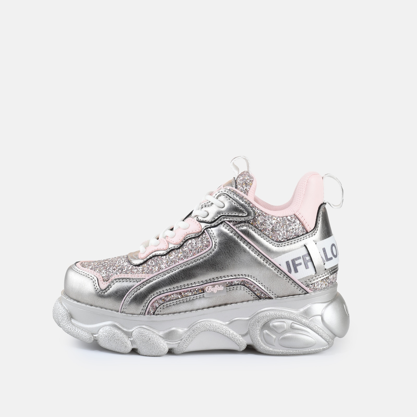 Buffalo Plateausneaker »CLD CHAI«  Chunky Sneaker mit Logoschriftzug und Glitter-Details