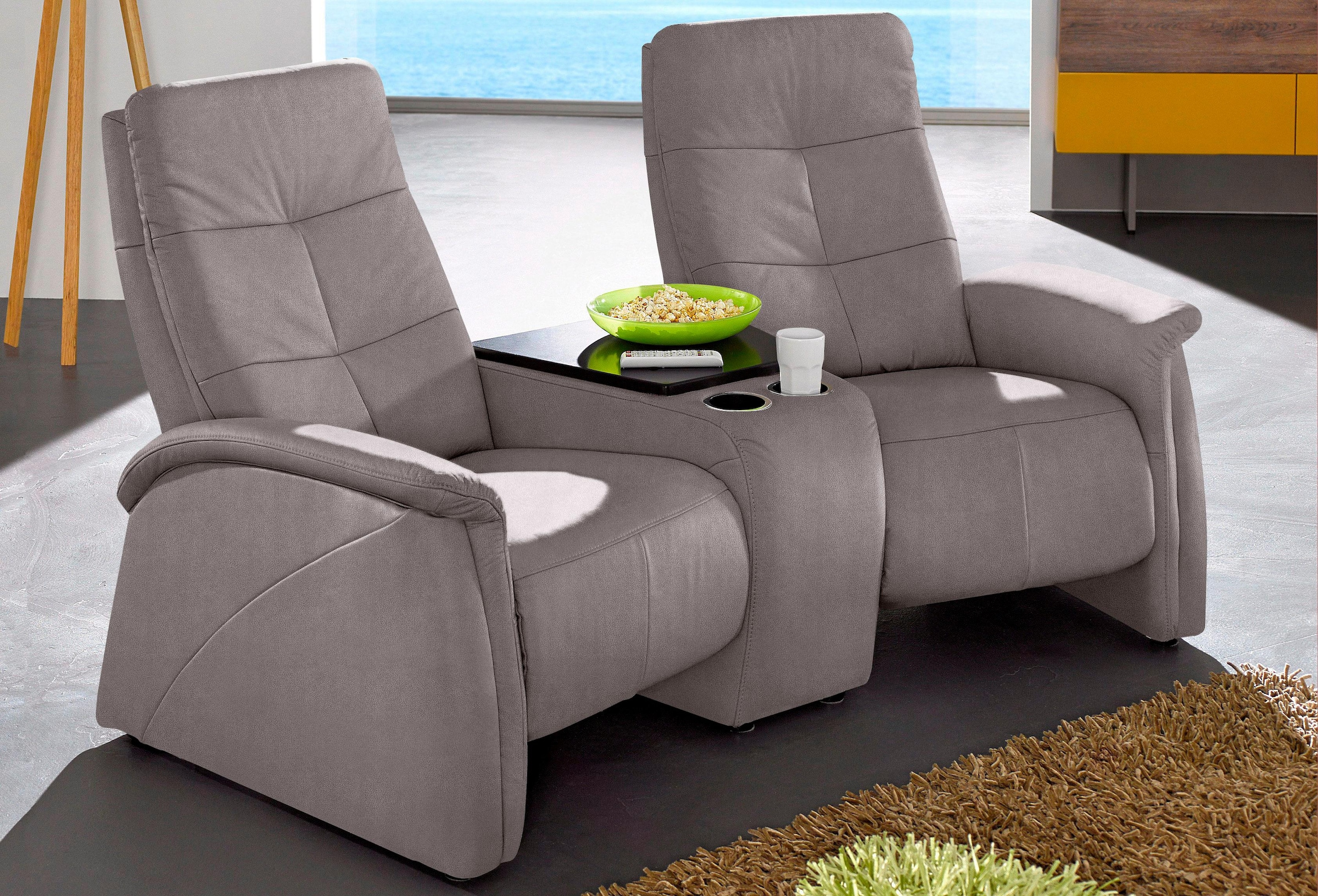 exxpo - sofa mit Stauraumfach kaufen fashion »Tivoli«, Relaxfunktion, Tischablage und integrierter 2-Sitzer online