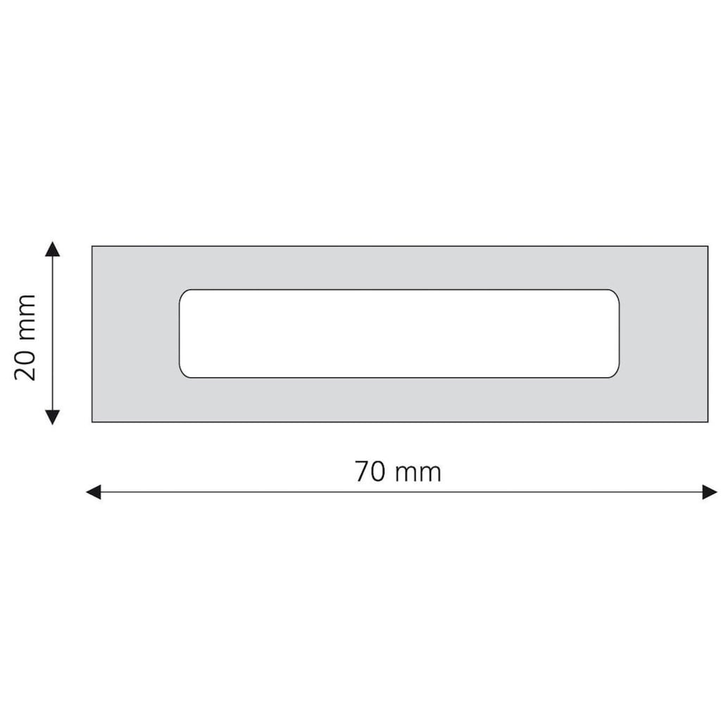 Liedeco Gardinenstangen-Endstück »Block«, (Set, 2 St.)