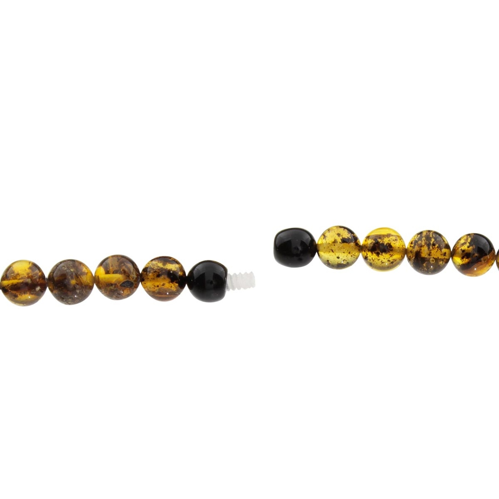 OSTSEE-SCHMUCK Kette ohne Anhänger »- Kugel 8 mm - Bernstein -,«