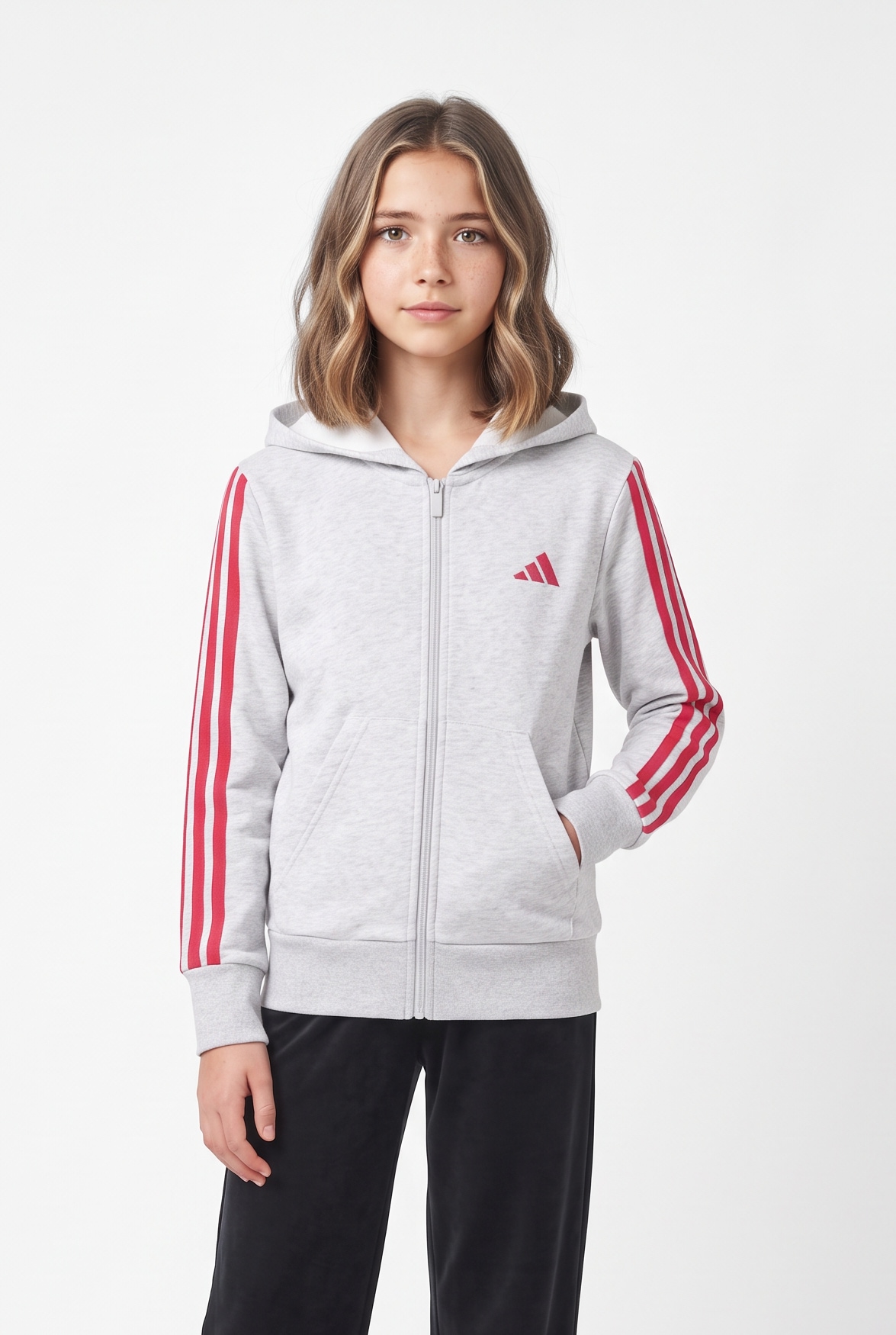 adidas Sportswear Kapuzensweatshirt »ESSENTIALS FULL ZIP HOODIE«
