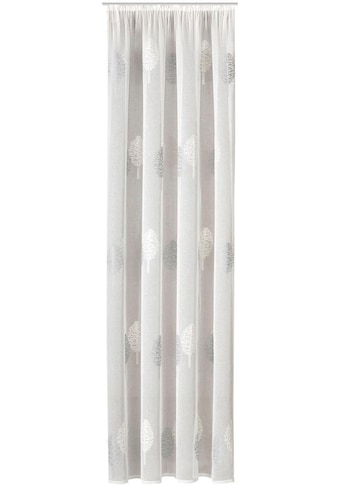 Gerster Vorhang »Egil«, (1 St.), HxB: 235x140, Schlaufenschal mit Kräuselband bestickt kaufen
