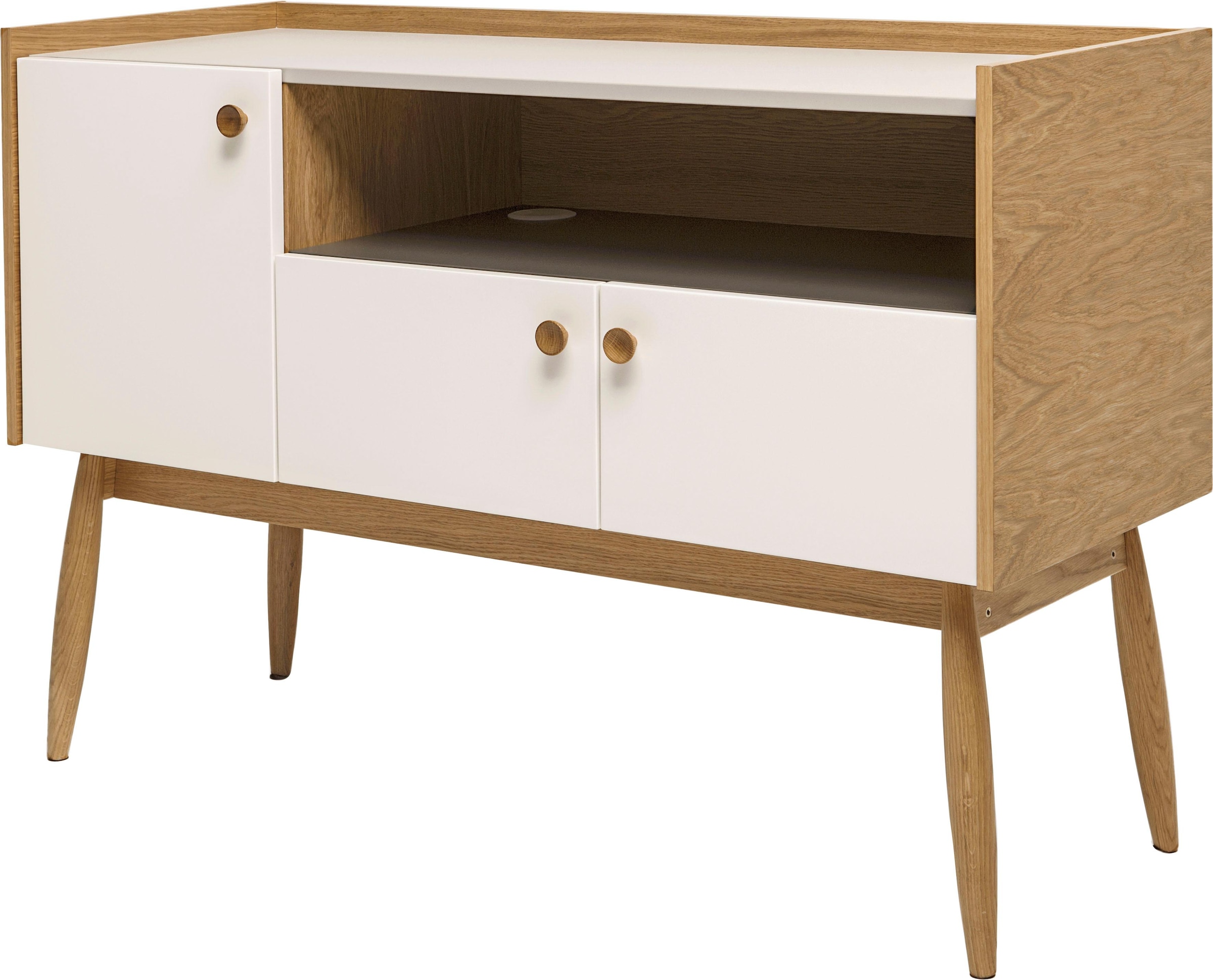 Woodman Sideboard, Kommode im angesagten skandinavischen Look, Breite 115 cm, FSC®