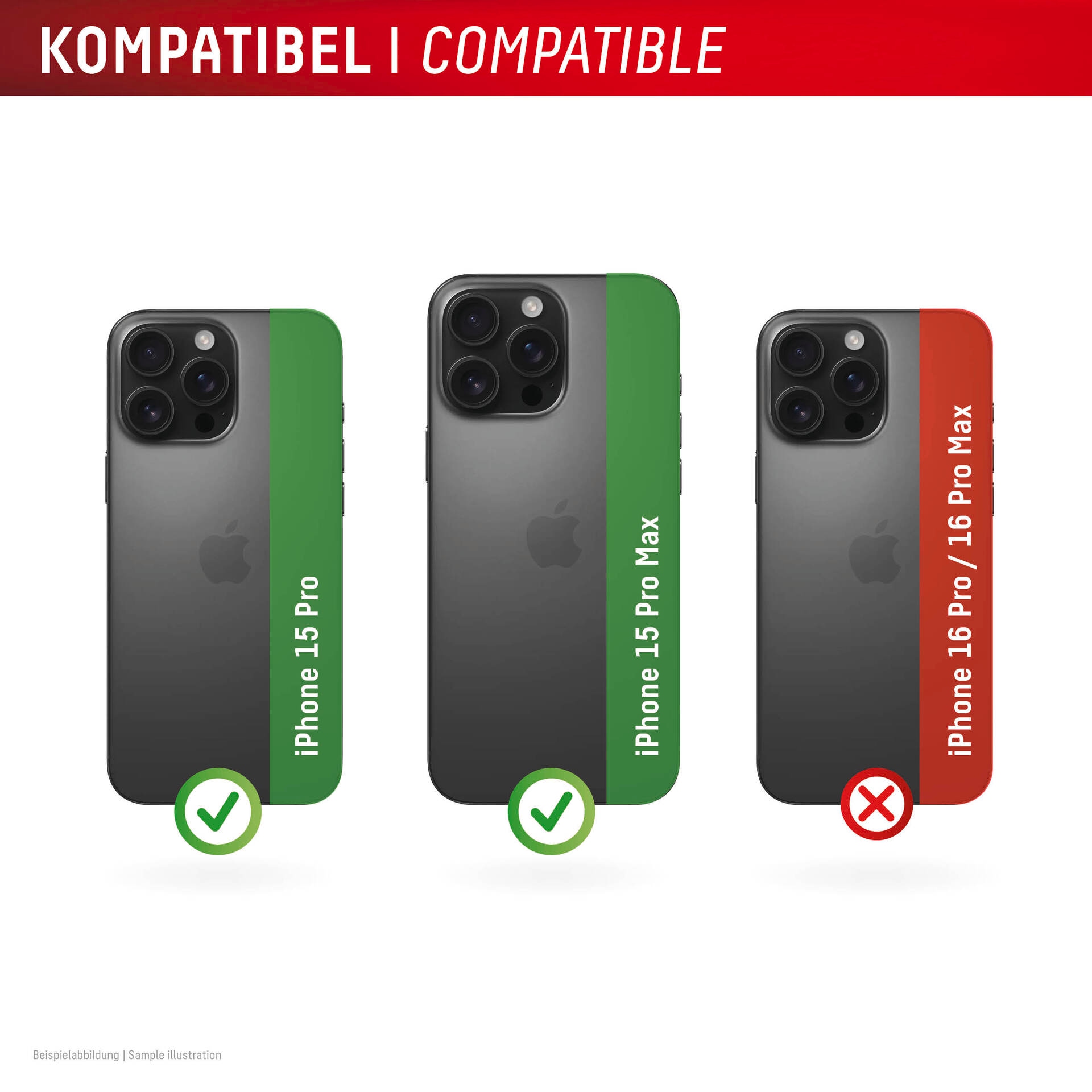 Displex Kameraschutzglas »Camera Lens Glass All-In-One Protector Full Cover«, für Apple iPhone 15 Pro-Apple iPhone 15 Pro Max, (Packung, 2x All-In-One Glas), Objektivschutz, Kameraschutz, kratz- & stoßfest