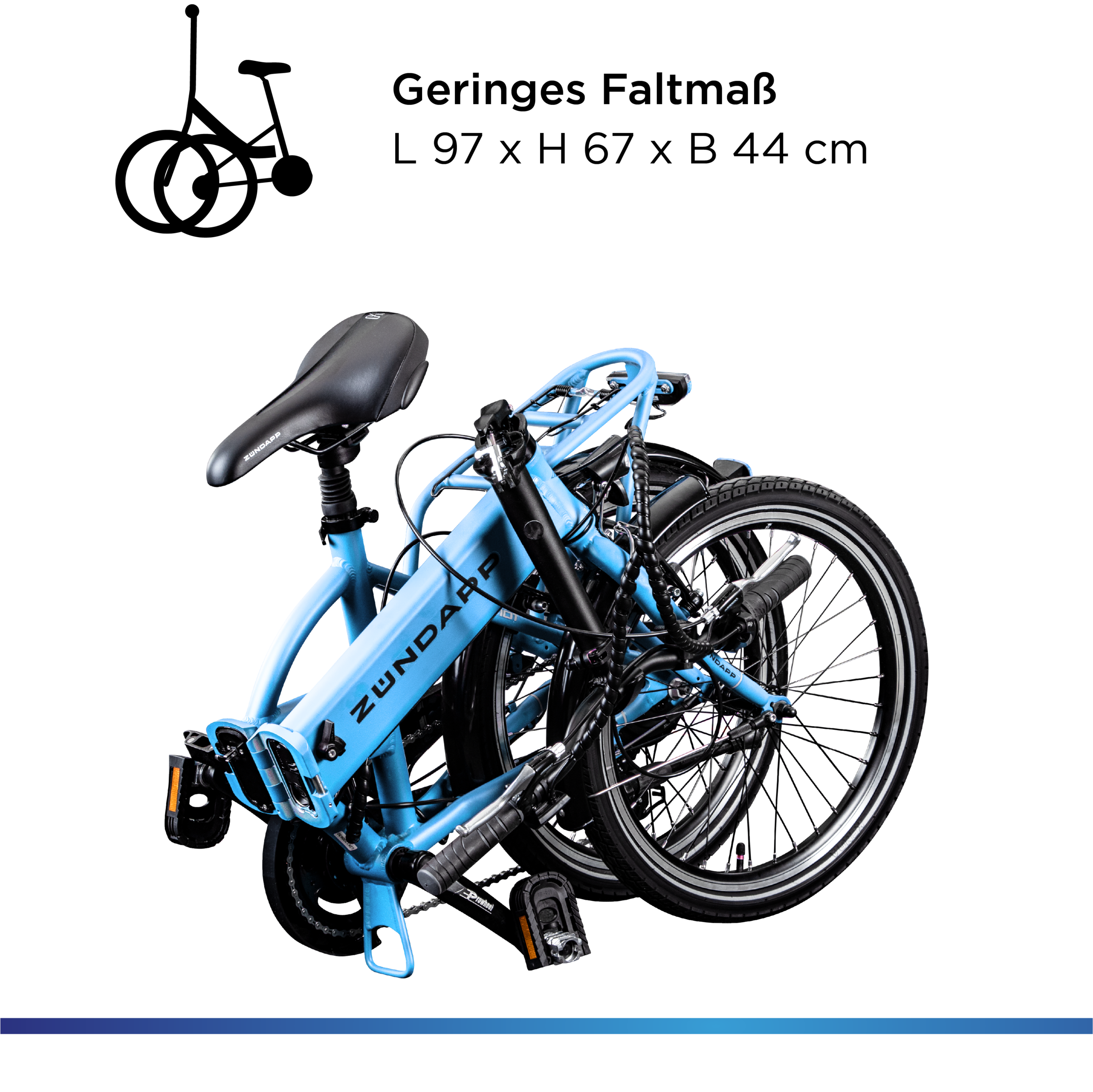 Zündapp »Z101« 6 Gang Shimano Tourney RD-TY300 Schaltwerk Kettenschaltung Heckmotor 250 W Pedelec, Elektrofahrrad für Damen u. Herren